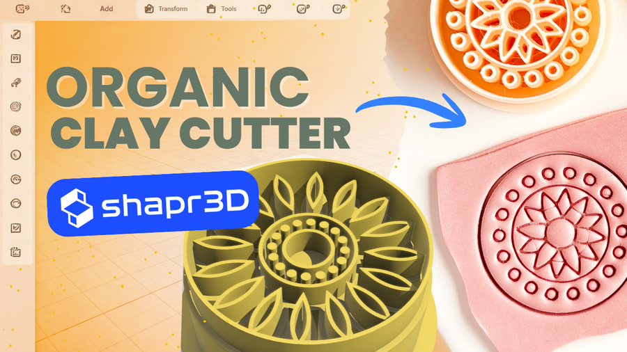 Jak zaprojektować organiczną foremkę do modeliny i gliny polimerowej ? W Shapr3D