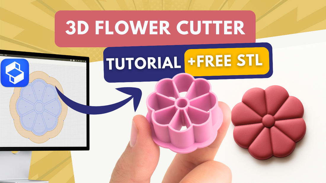 Jak stworzyć kwiatowy clay cutter 3D w Shapr3D – pełny tutorial + darmowy plik STL