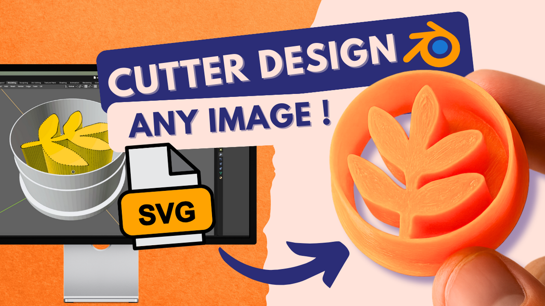 Jak zrobić cookie & clay cutter z dowolnego obrazu w Blenderze (SVG do 3D druku)