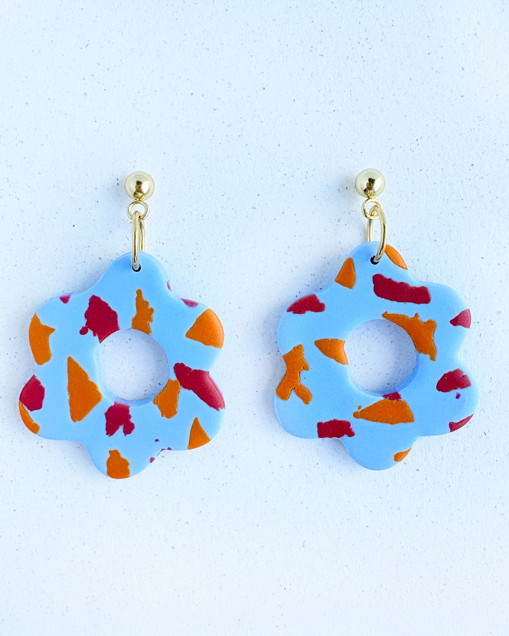 Kolczyki Flower Pop – Sky Bloom