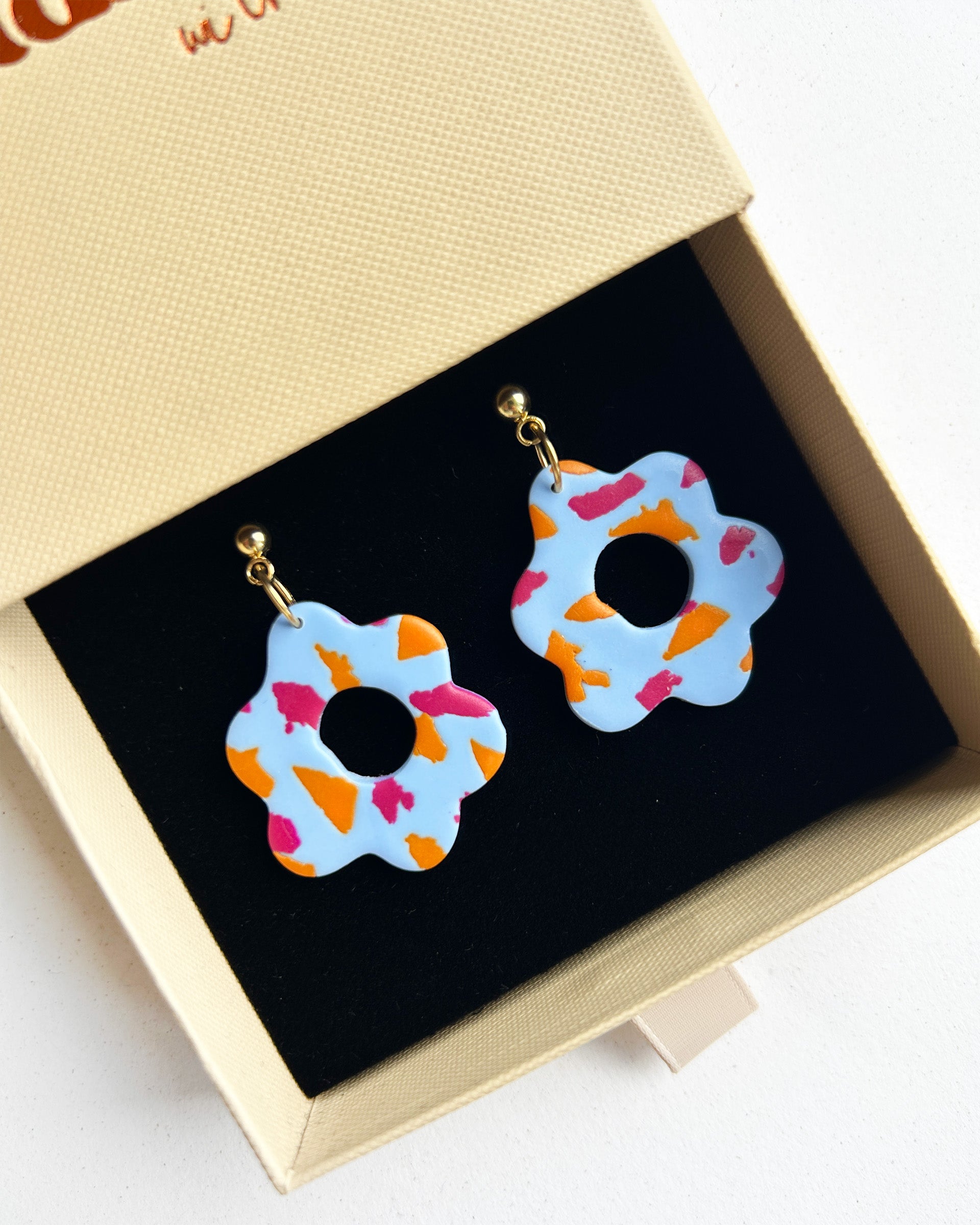 Kolczyki Flower Pop – Sky Bloom