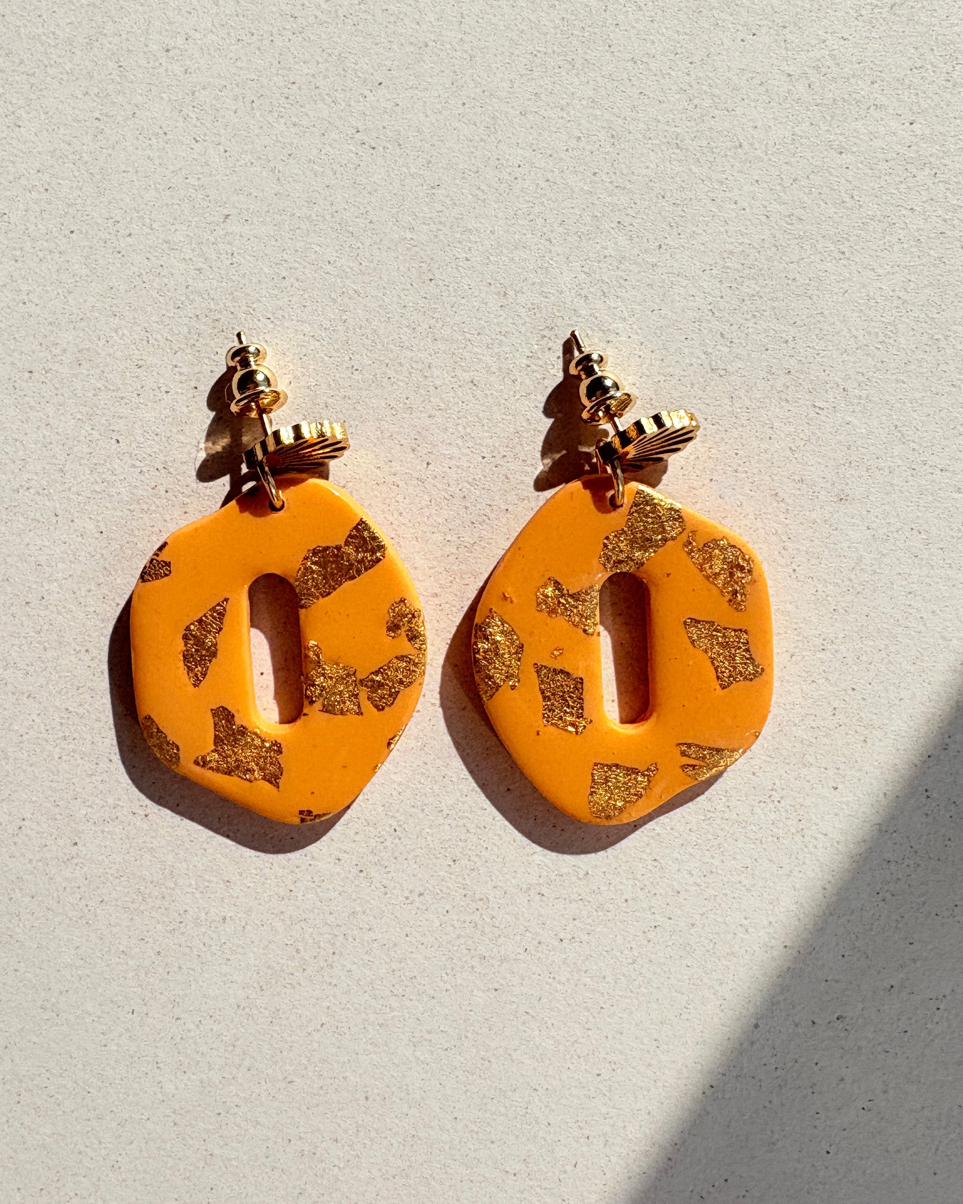 Kolczyki Golden Shell