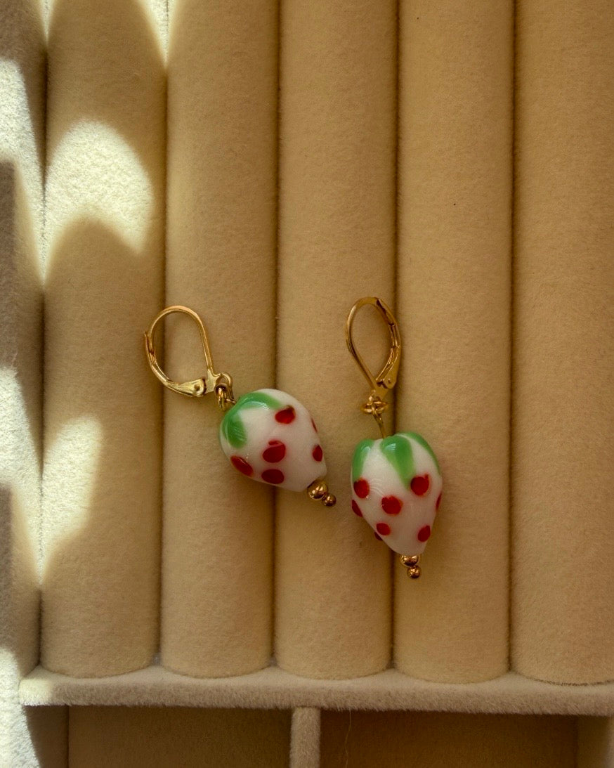 Kolczyki Spring Strawberry