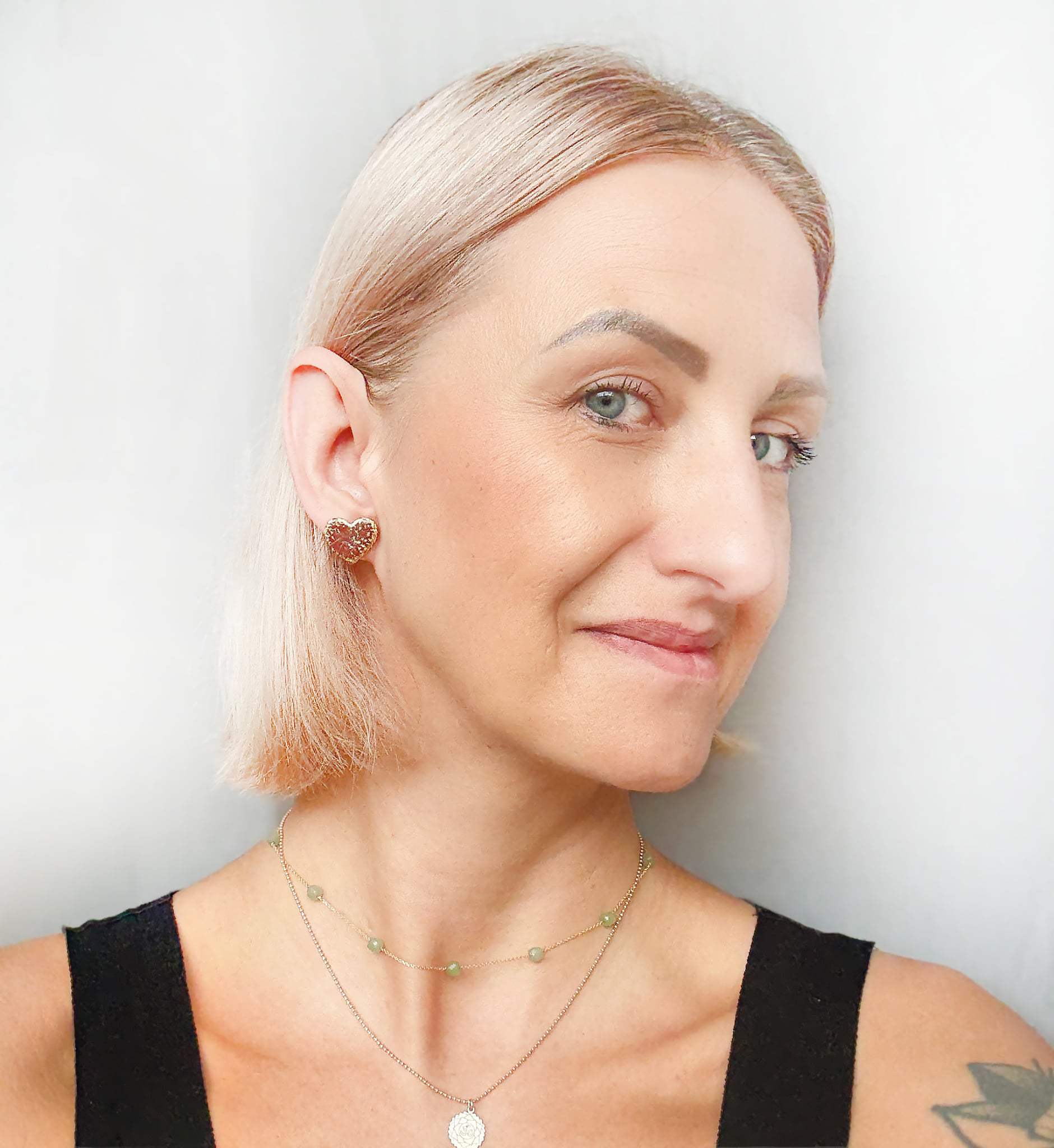 Kolczyki Heart Chocolate Gloss