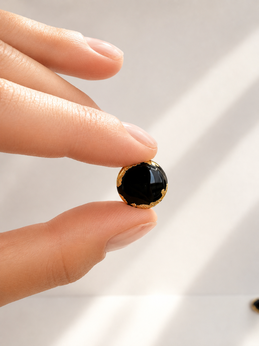 Kolczyki Black Drops