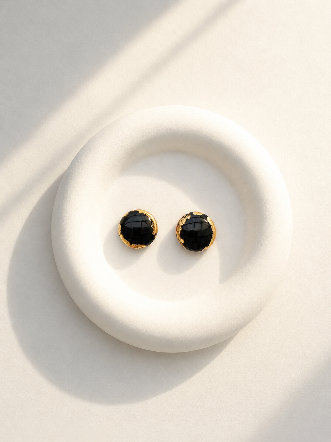 Kolczyki Black Drops