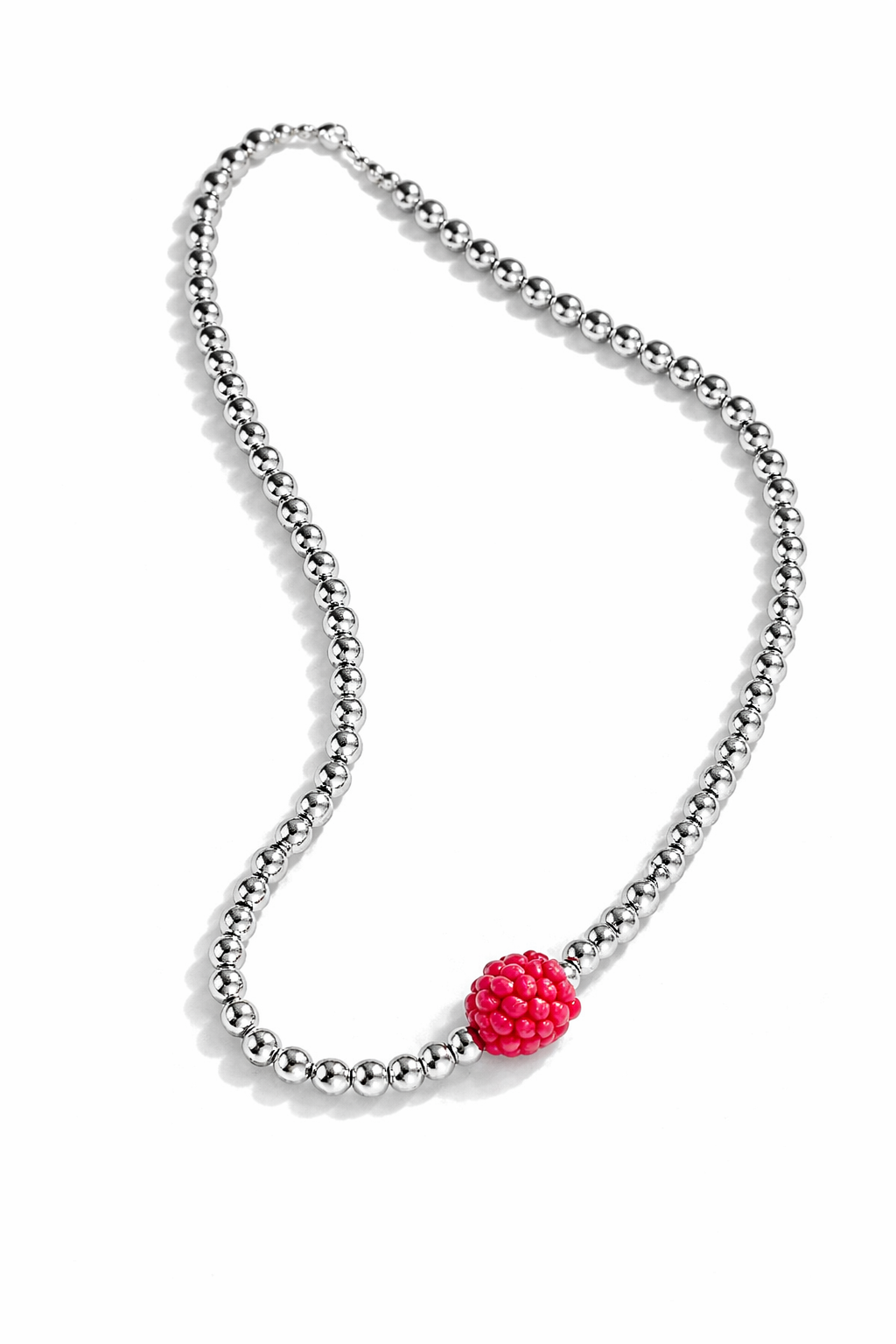 Magnetic Raspberry Necklace