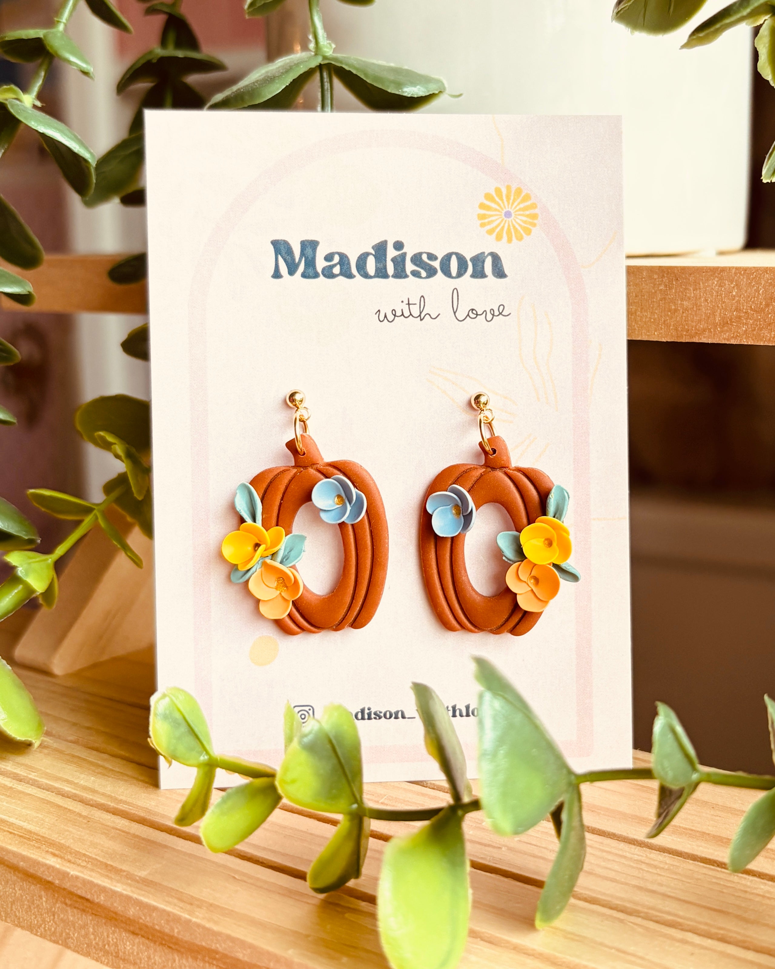 Kolczyki Blossom Pumpkin