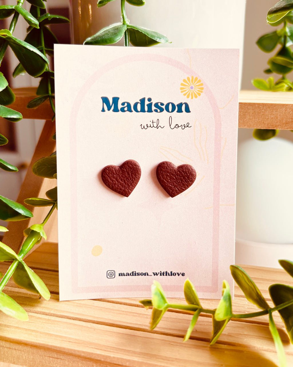 Kolczyki Heart Chocolate