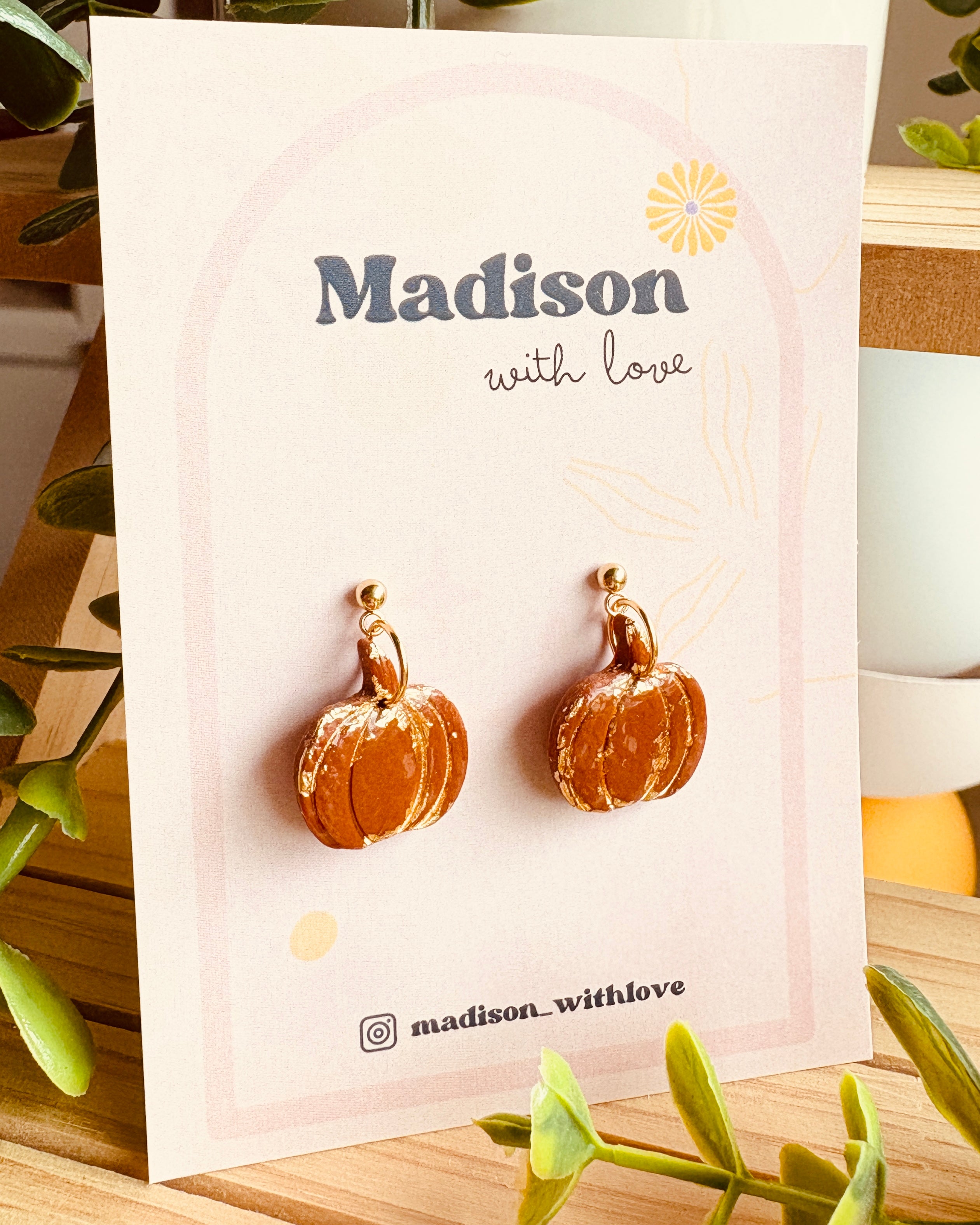 Kolczyki Chocolate Pumpkin