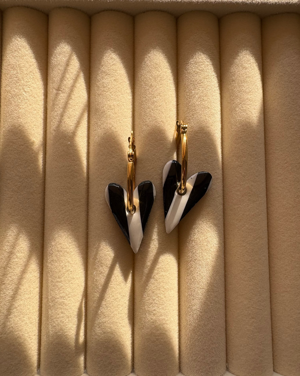 Kolczyki Zebra Heart