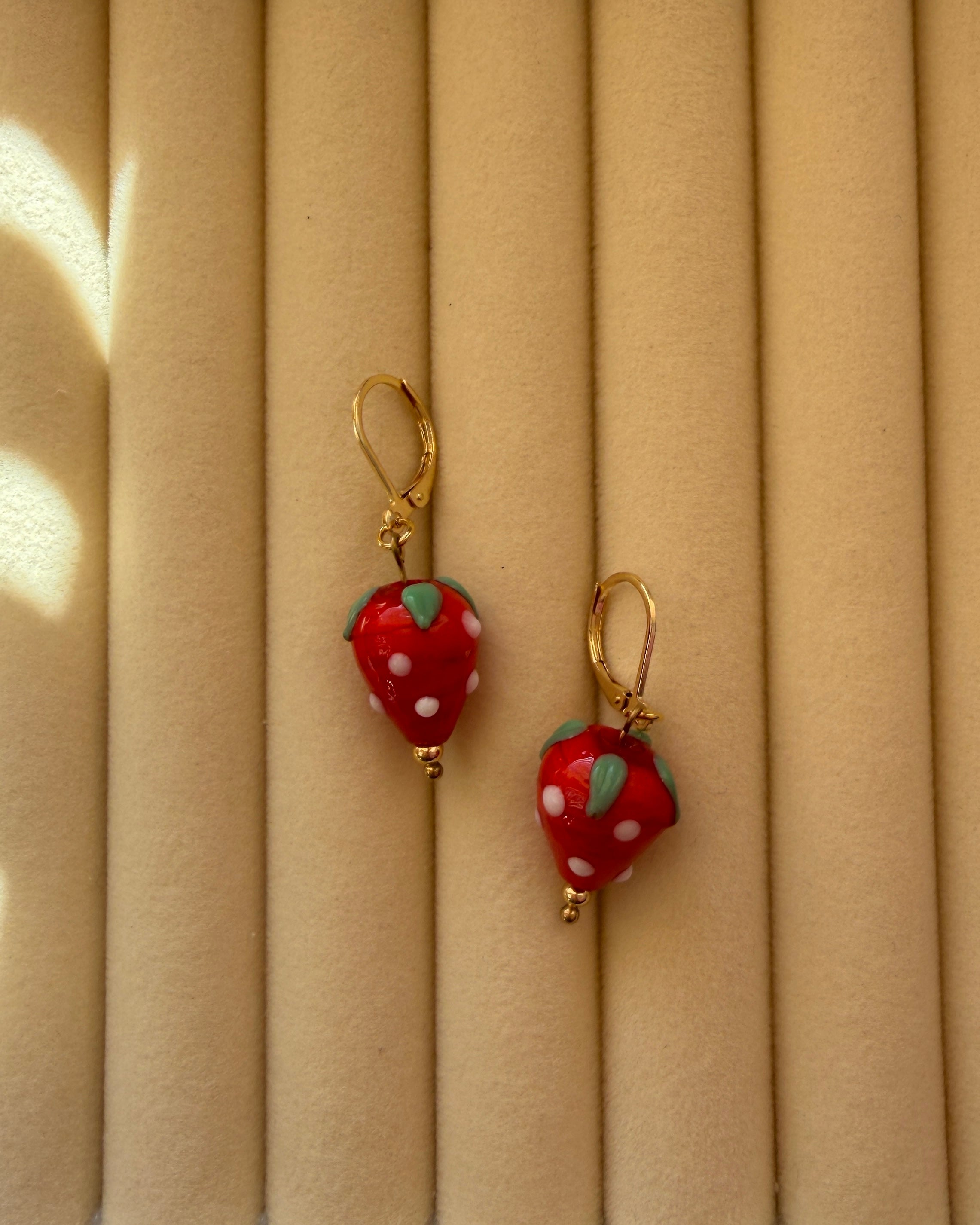 Kolczyki Sweet Strawberry