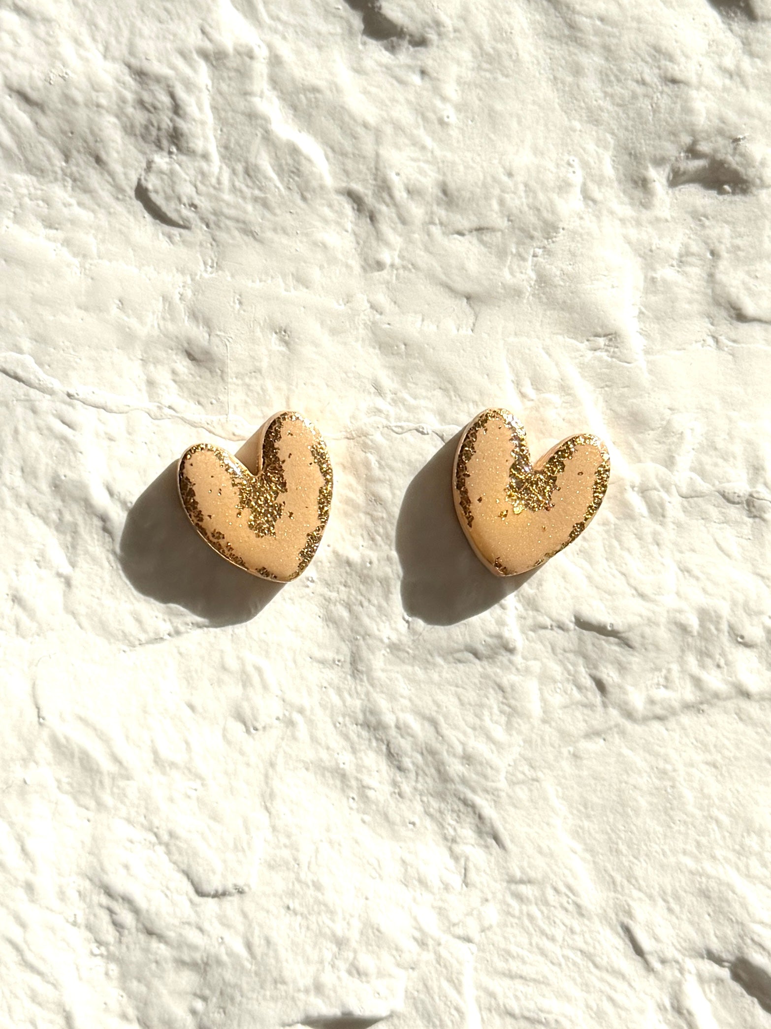 Kolczyki Latte Hearts