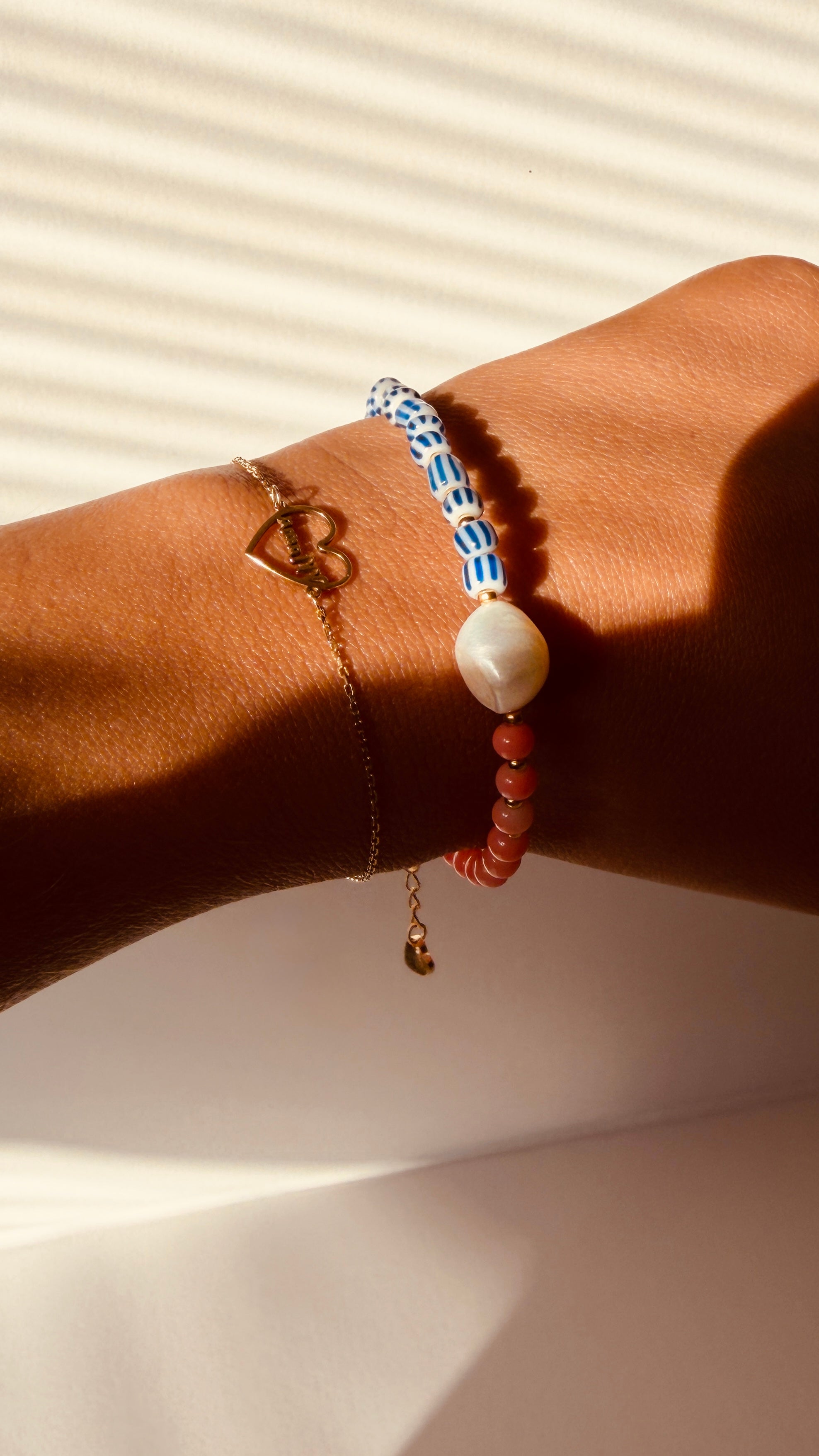 Komplet Coral Choker + Bransoletka + Pierścionek