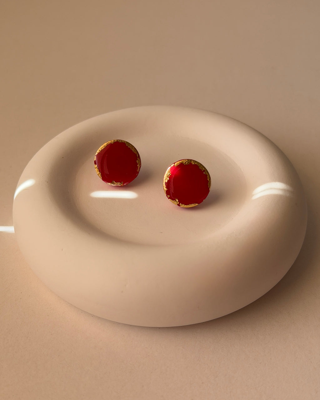 Kolczyki Cherry Red Drops