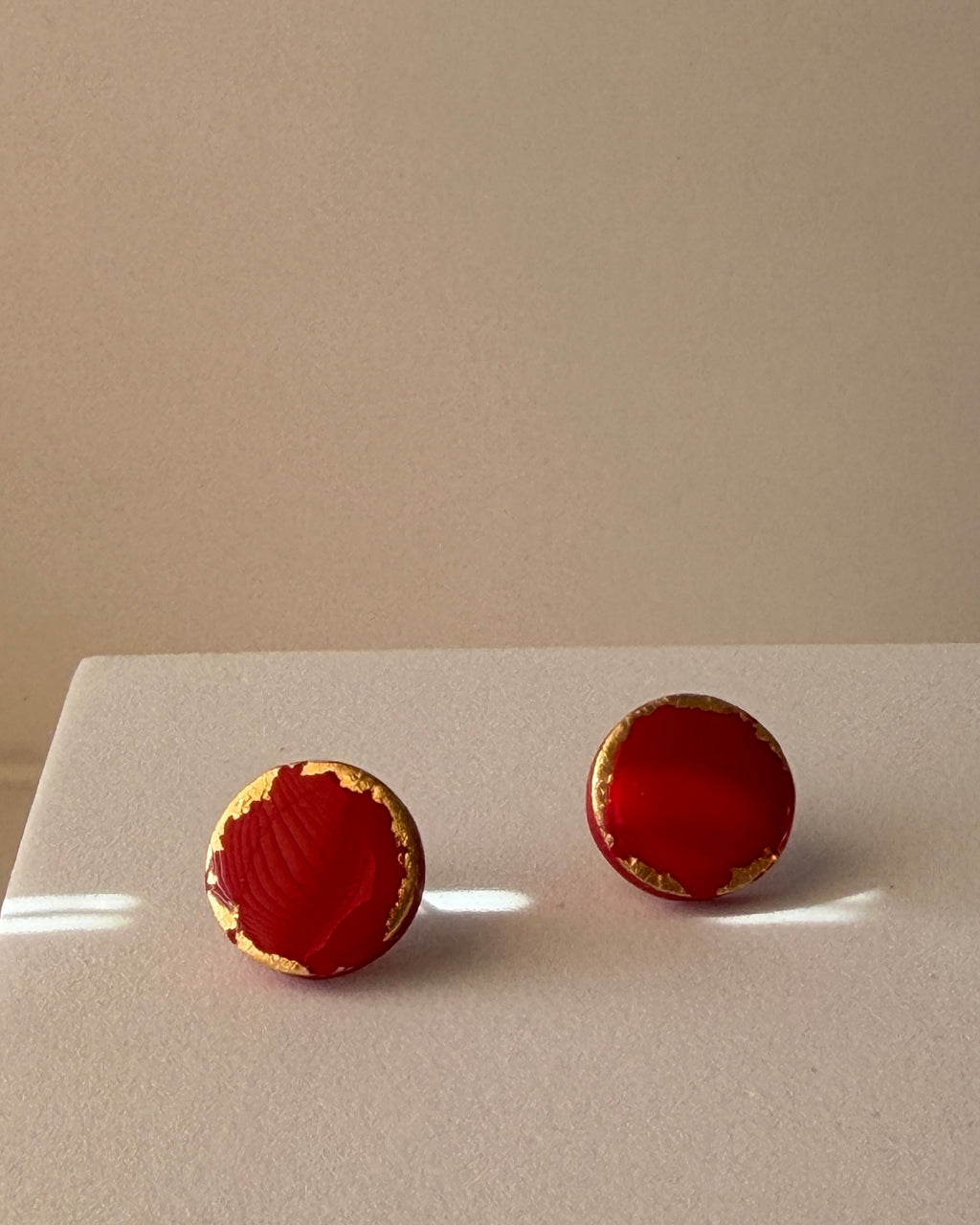 Kolczyki Cherry Red Drops