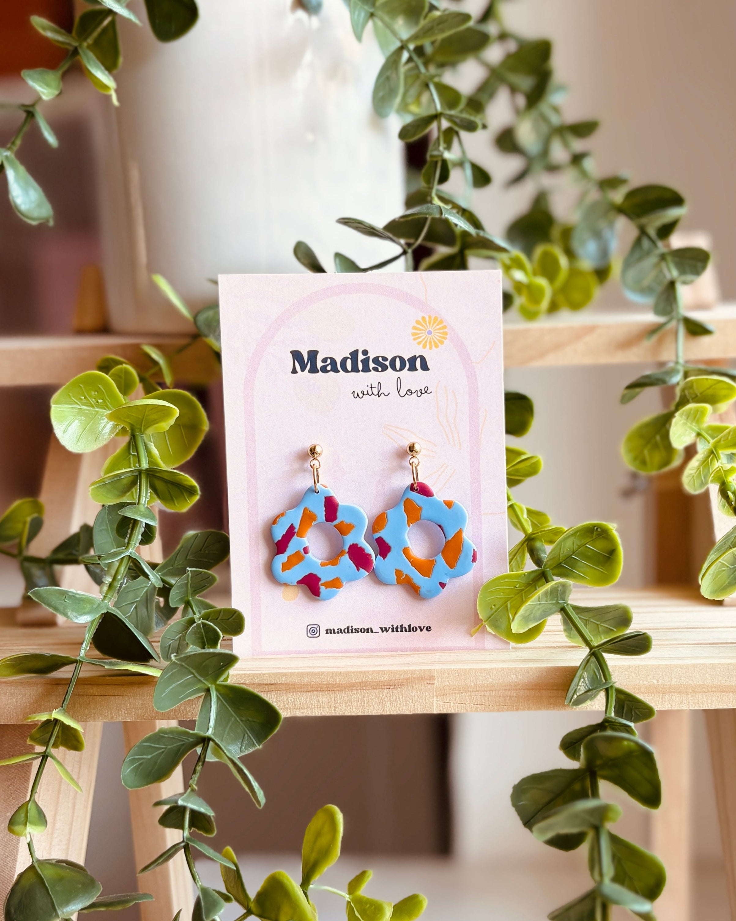 Kolczyki Flower Pop – Sky Bloom