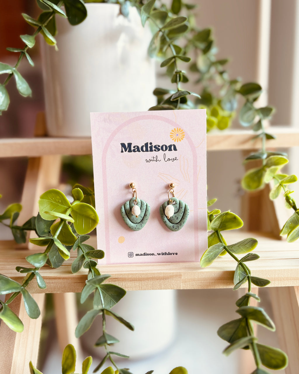 Kolczyki Forest Pearl