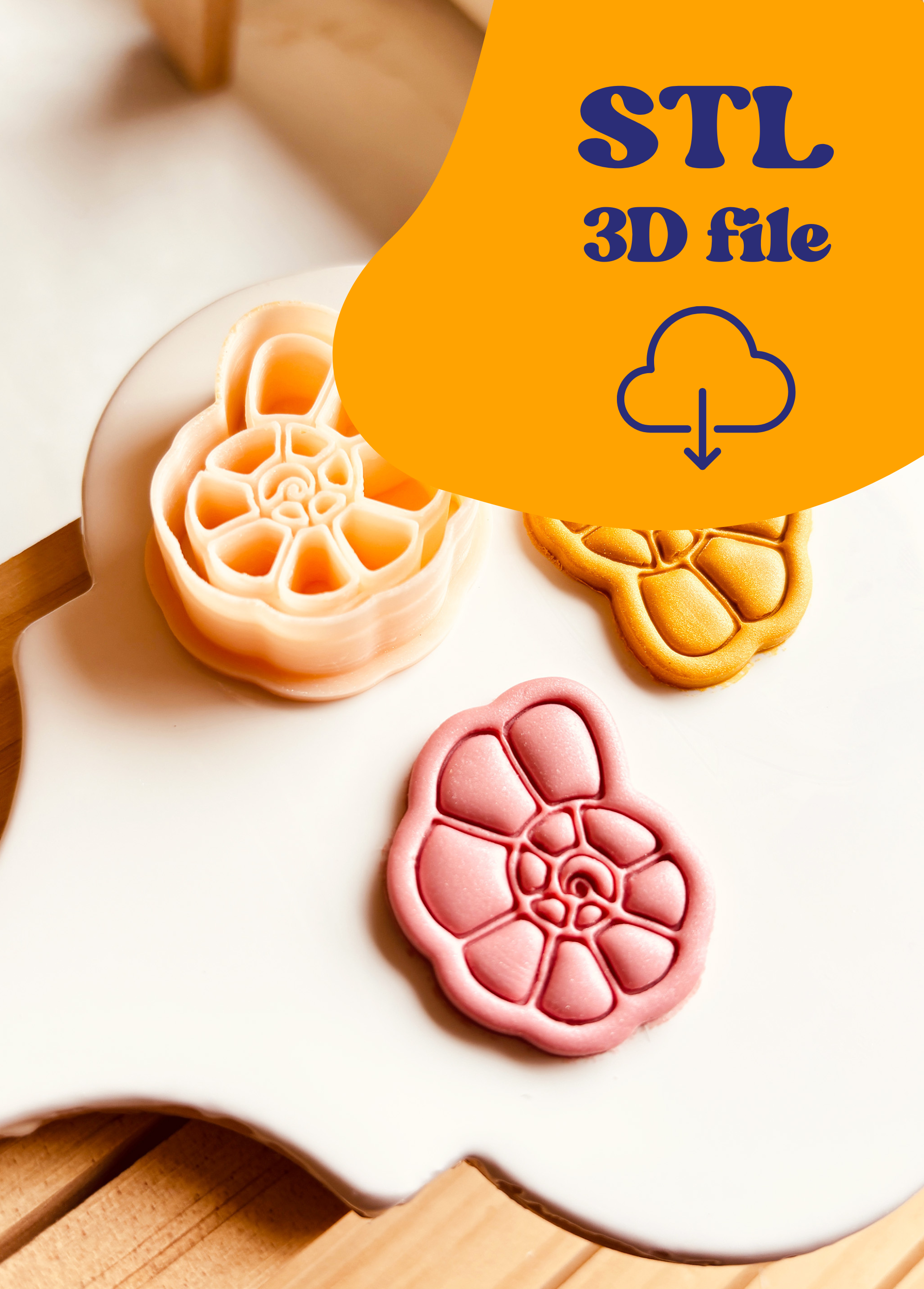 Plik STL - Wykrawacz do gliny - Piękna Muszla
