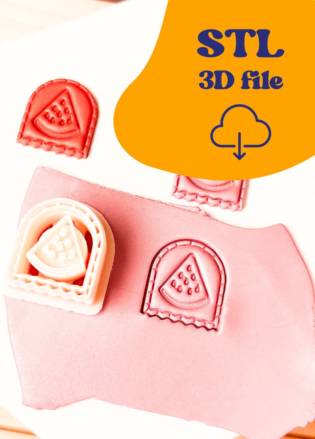 Plik STL - Clay Cutter – Łuk z motywem Arbuza