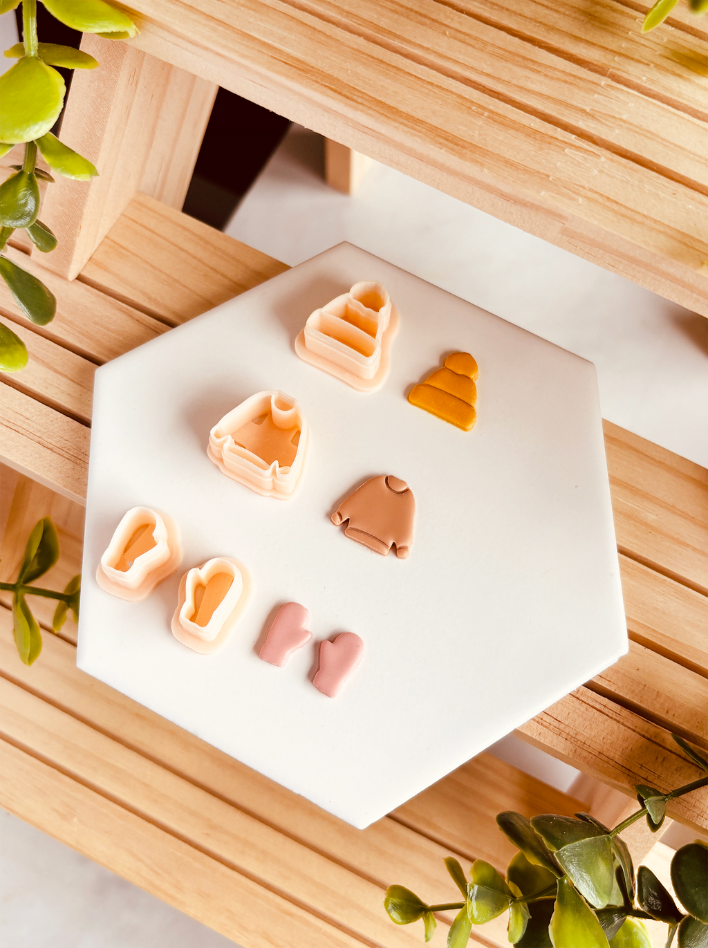 Plik STL - Cuttery Zimowe Motywy: Sweter, Czapka, Rękawiczki