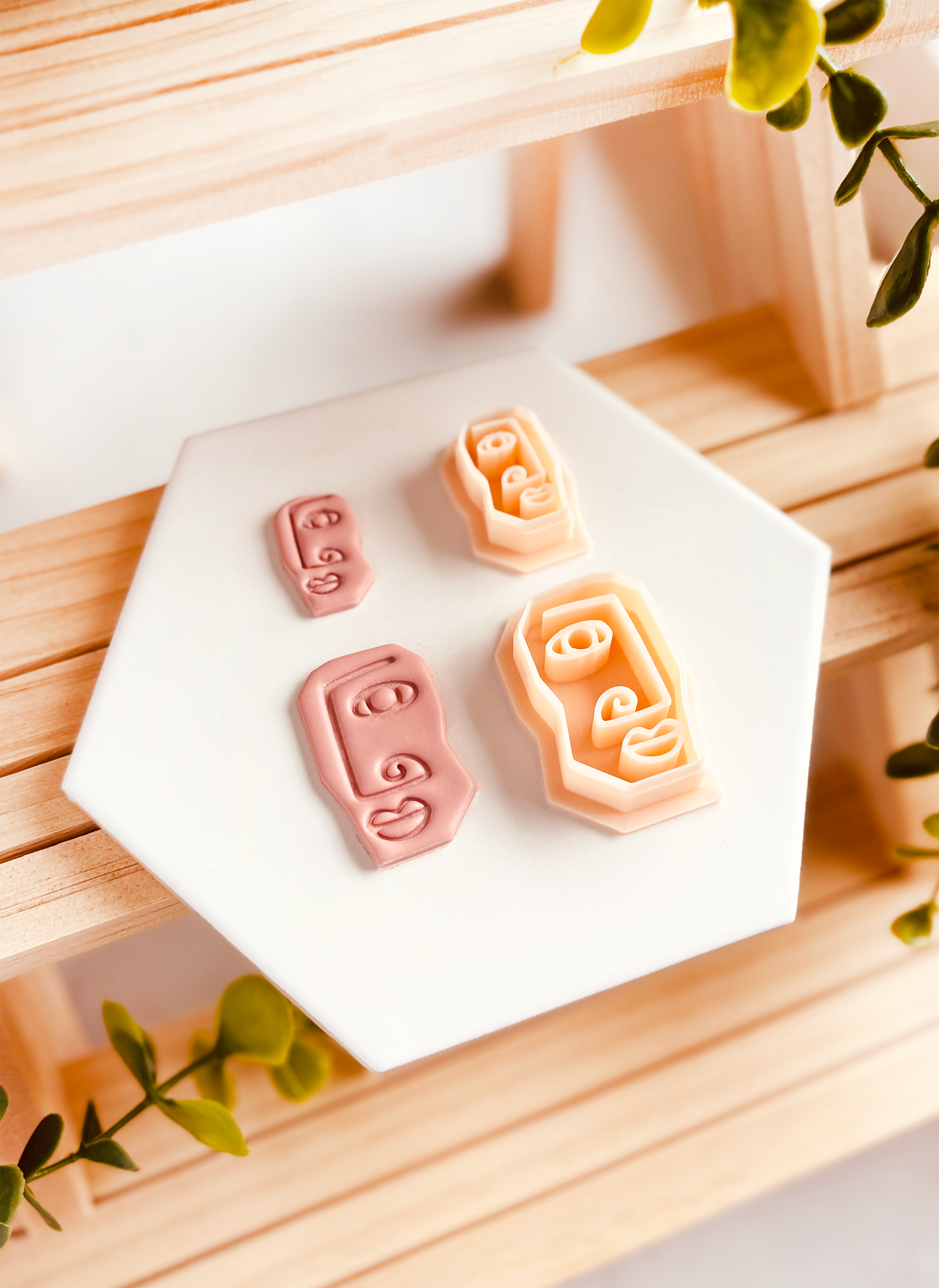 Plik STL - Wykrawacz do gliny - Picasso Faces: Geometryczne Twarze