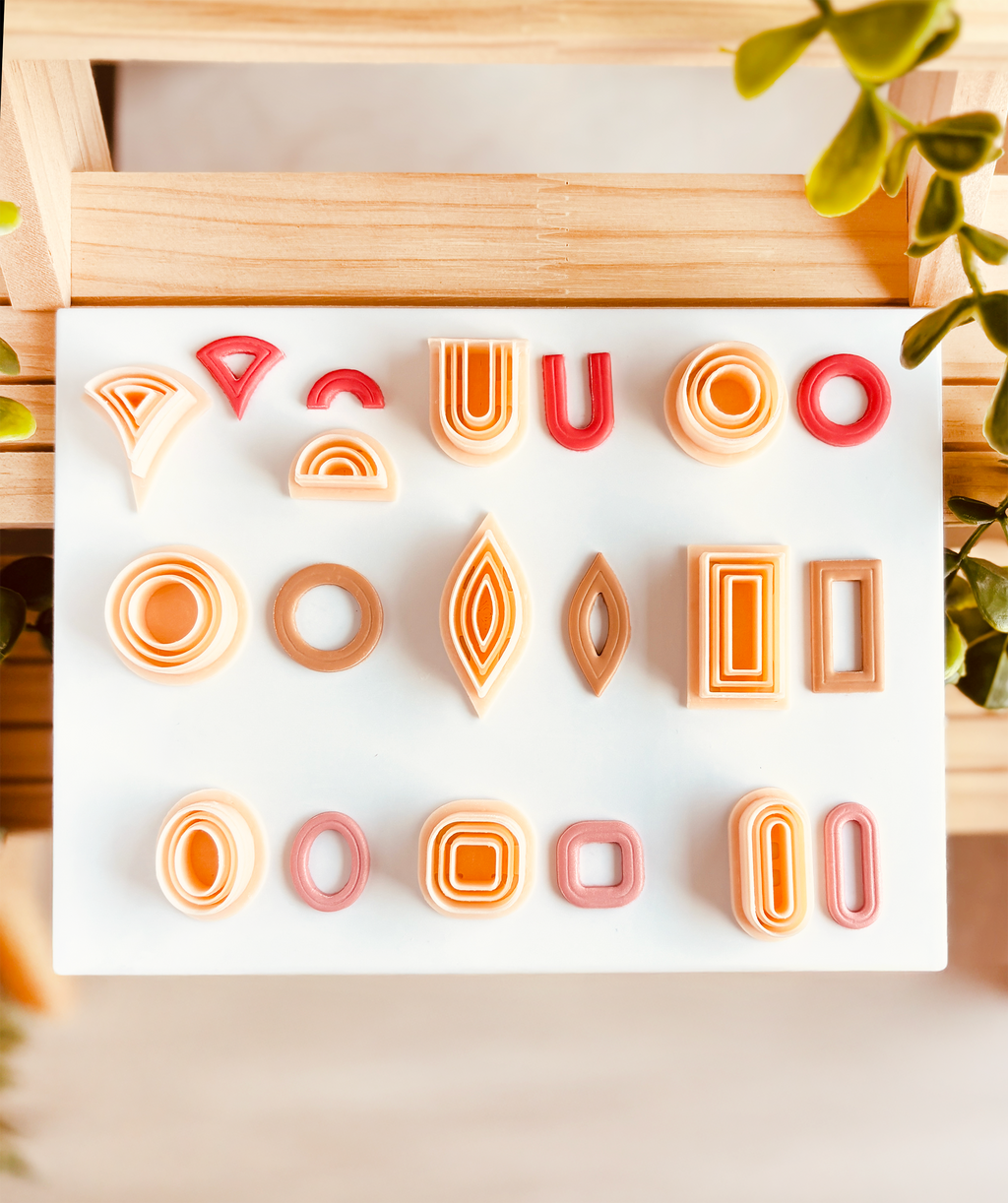 Wykrawacze do gliny 10 cutterów – Podstawowe Kształty Geometryczne