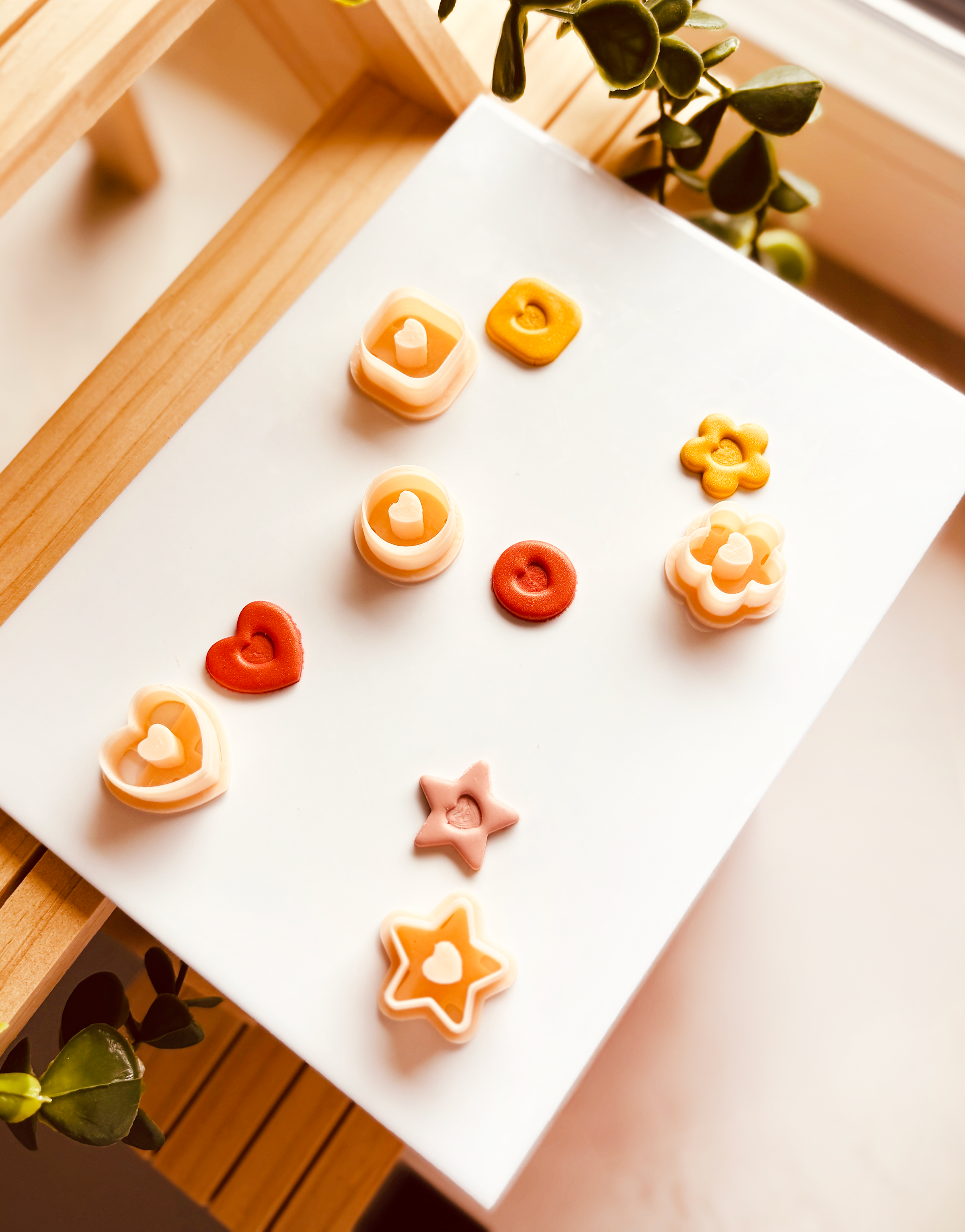 Plik STL - Wykrawacze do gliny 5 cutterów – Pieczątki z sercem