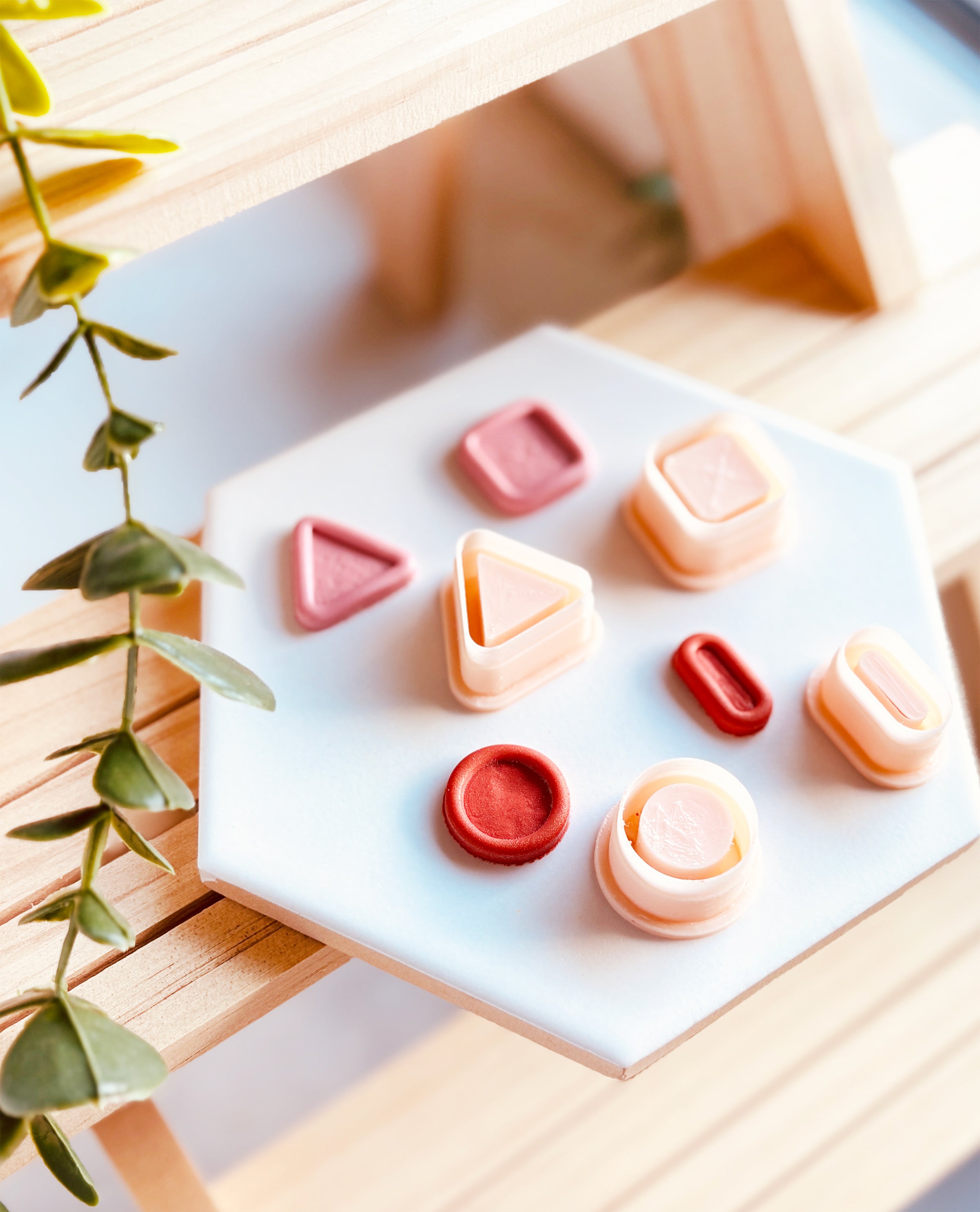 Plik STL - Wykrawacze do gliny - Pieczątki w kształtach geometrycznych