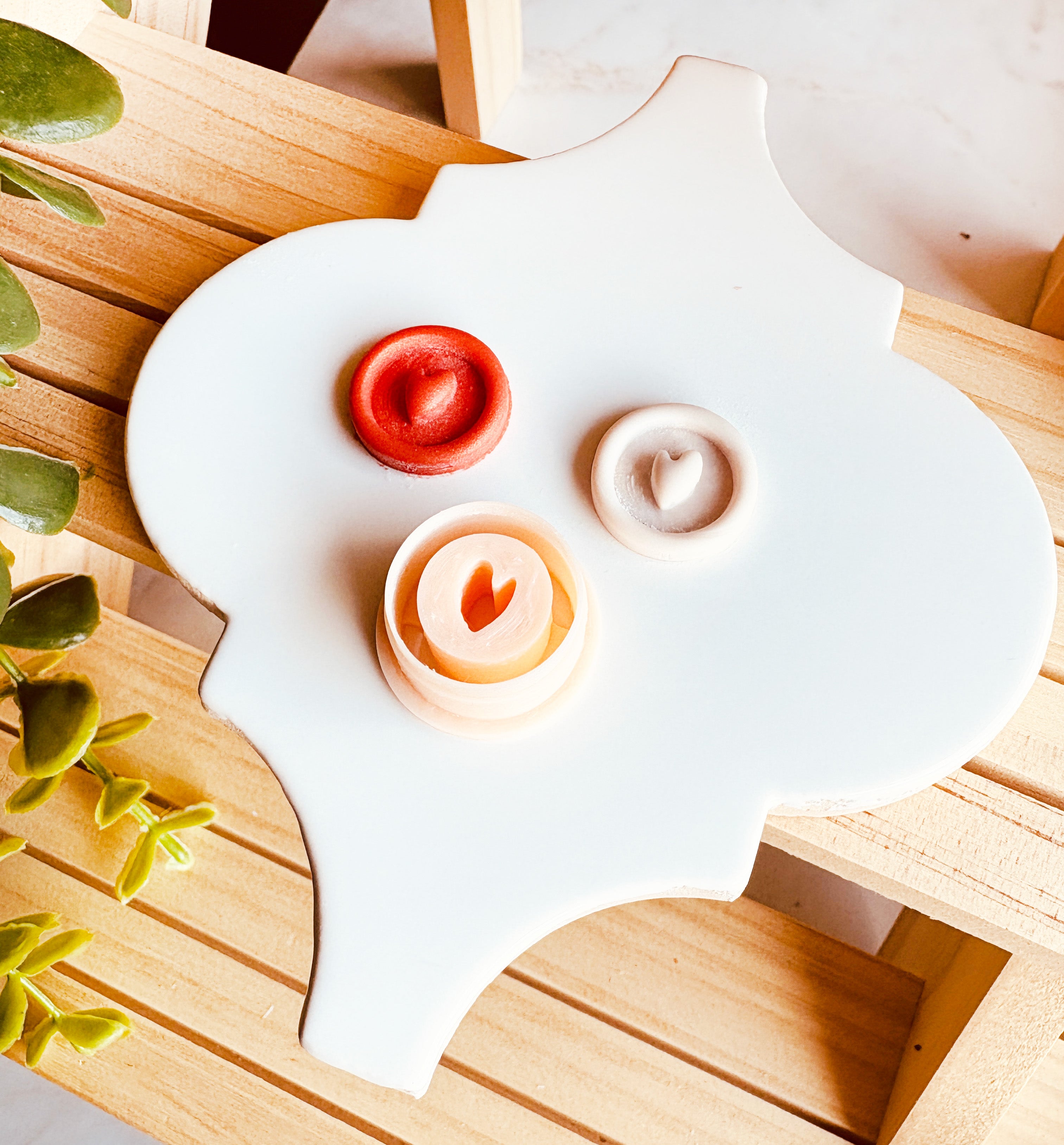 Clay Cutter do gliny polimerowej w formie Pieczątki z Sercem