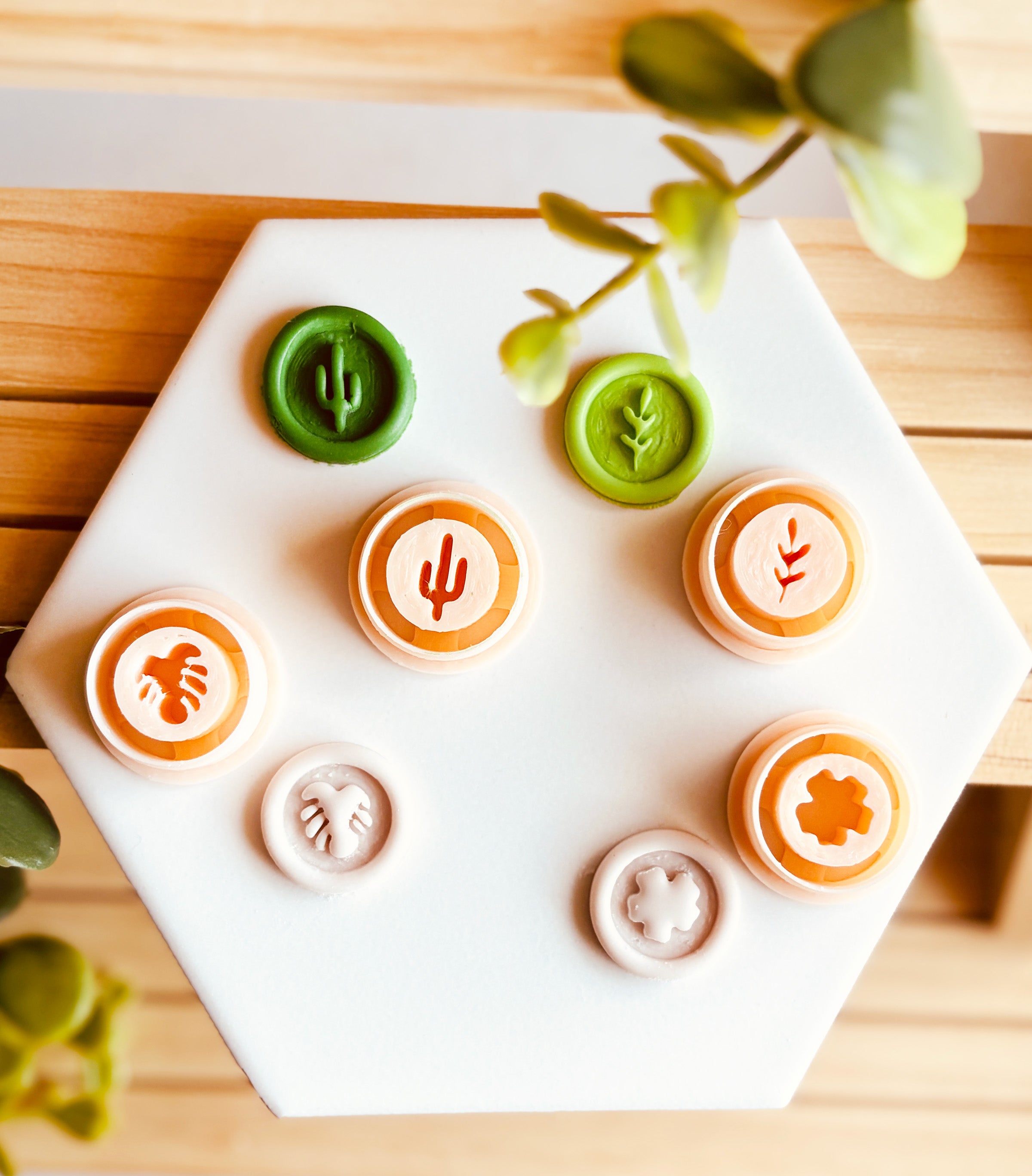 Clay Cutter - Pieczątki z motywem botanicznym