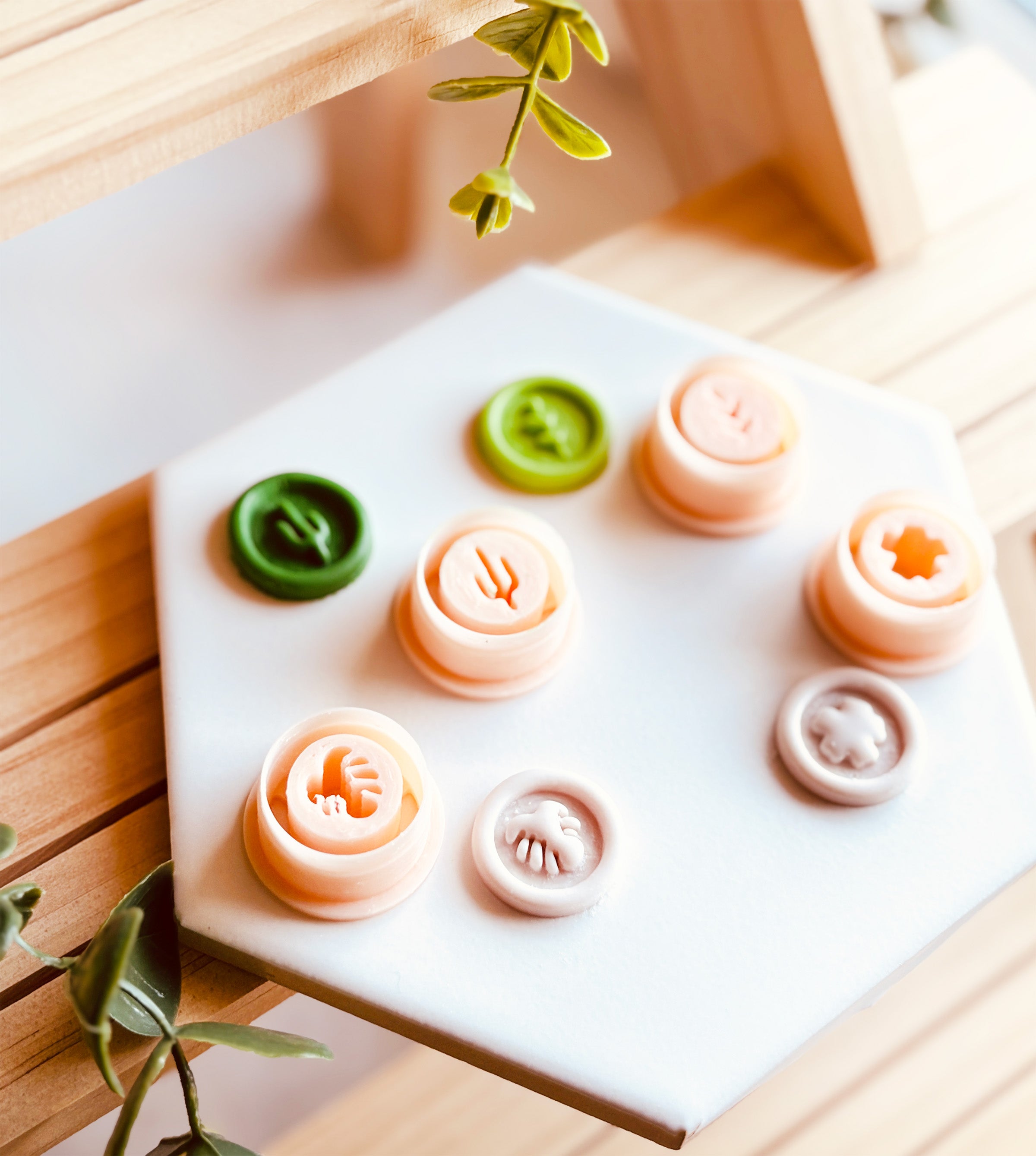 Clay Cutter - Pieczątki z motywem botanicznym