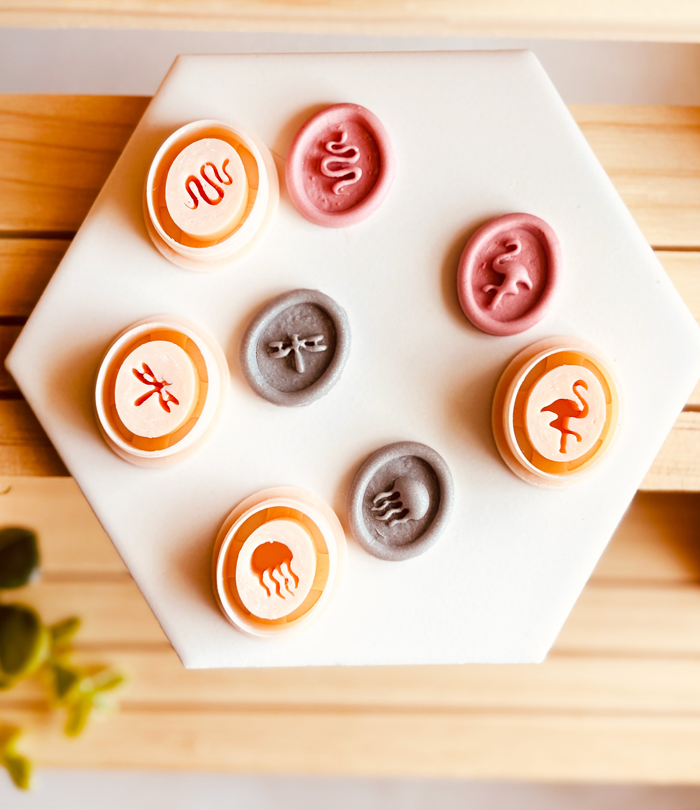 Wykrawacz do gliny polimerowej - Pieczątki z motywem zwierząt