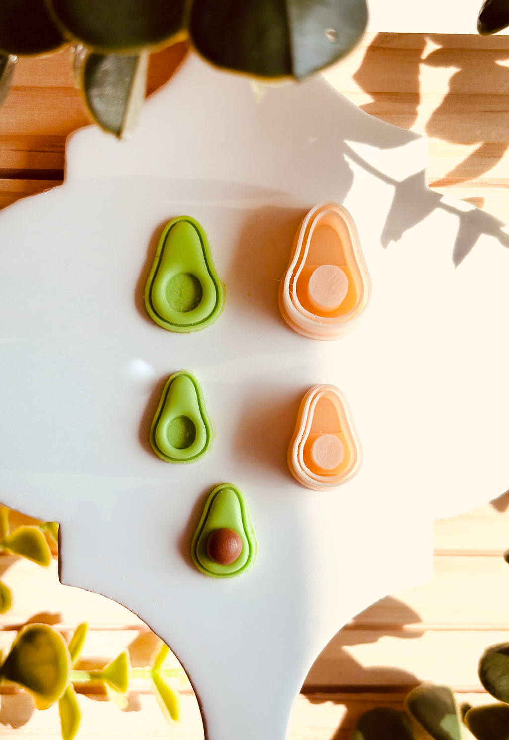 Clay Cutter Wykrawacz do gliny polimerowej Awokado