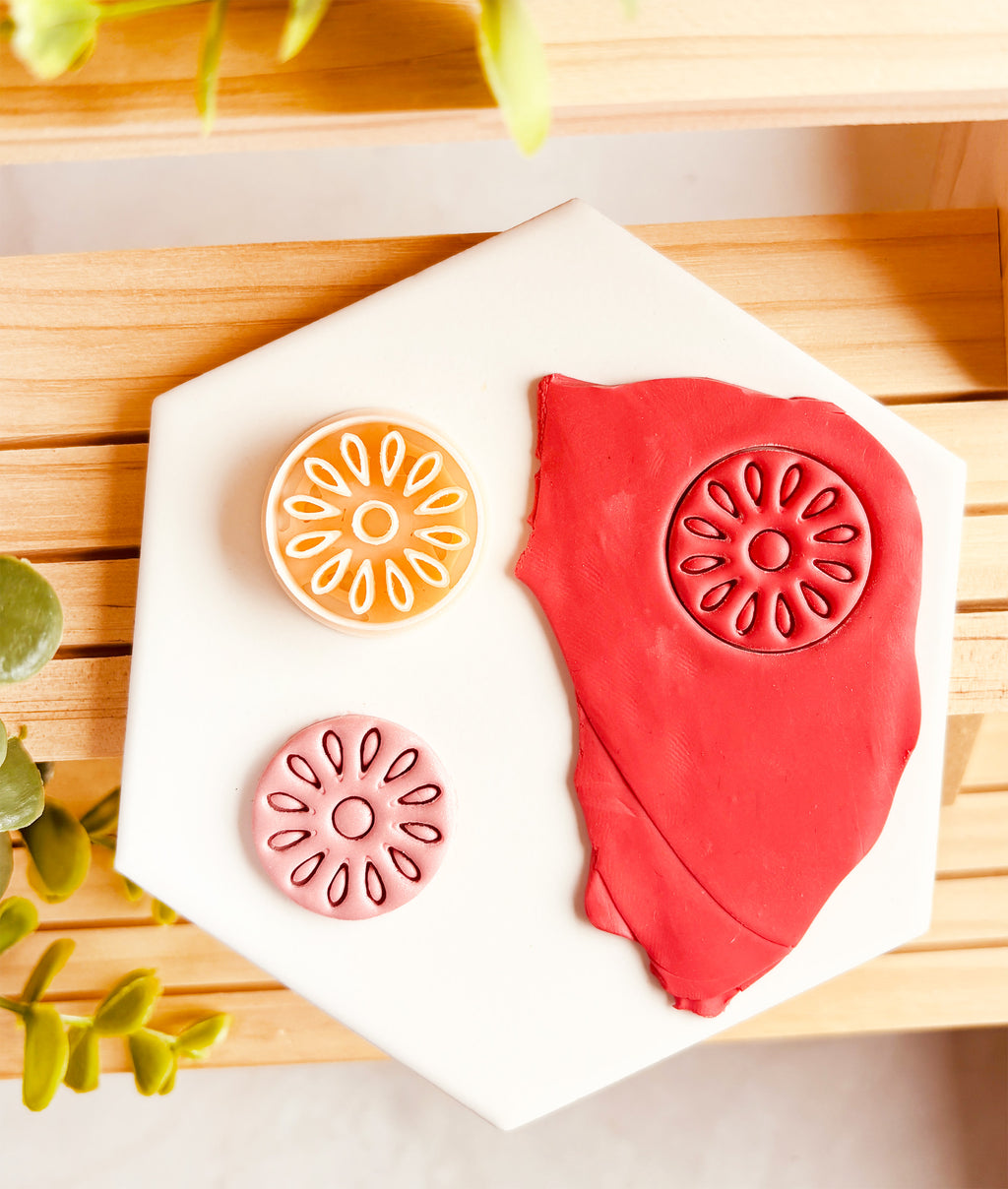 Cutter do gliny polimerowej - Owocowy Wzór w Kole