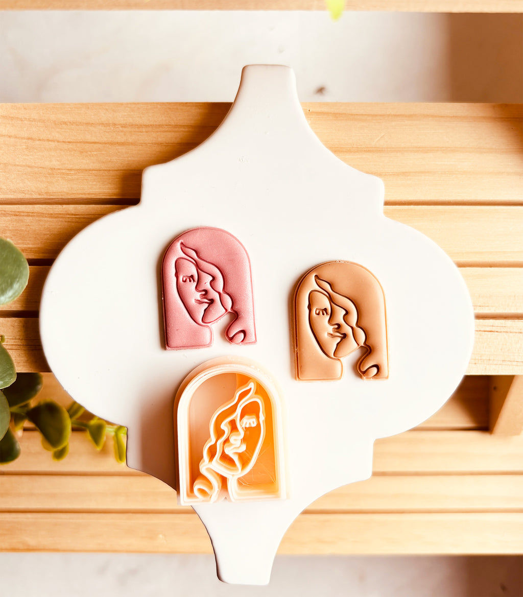 Wykrawacz do gliny - Twarz w stylu Boho