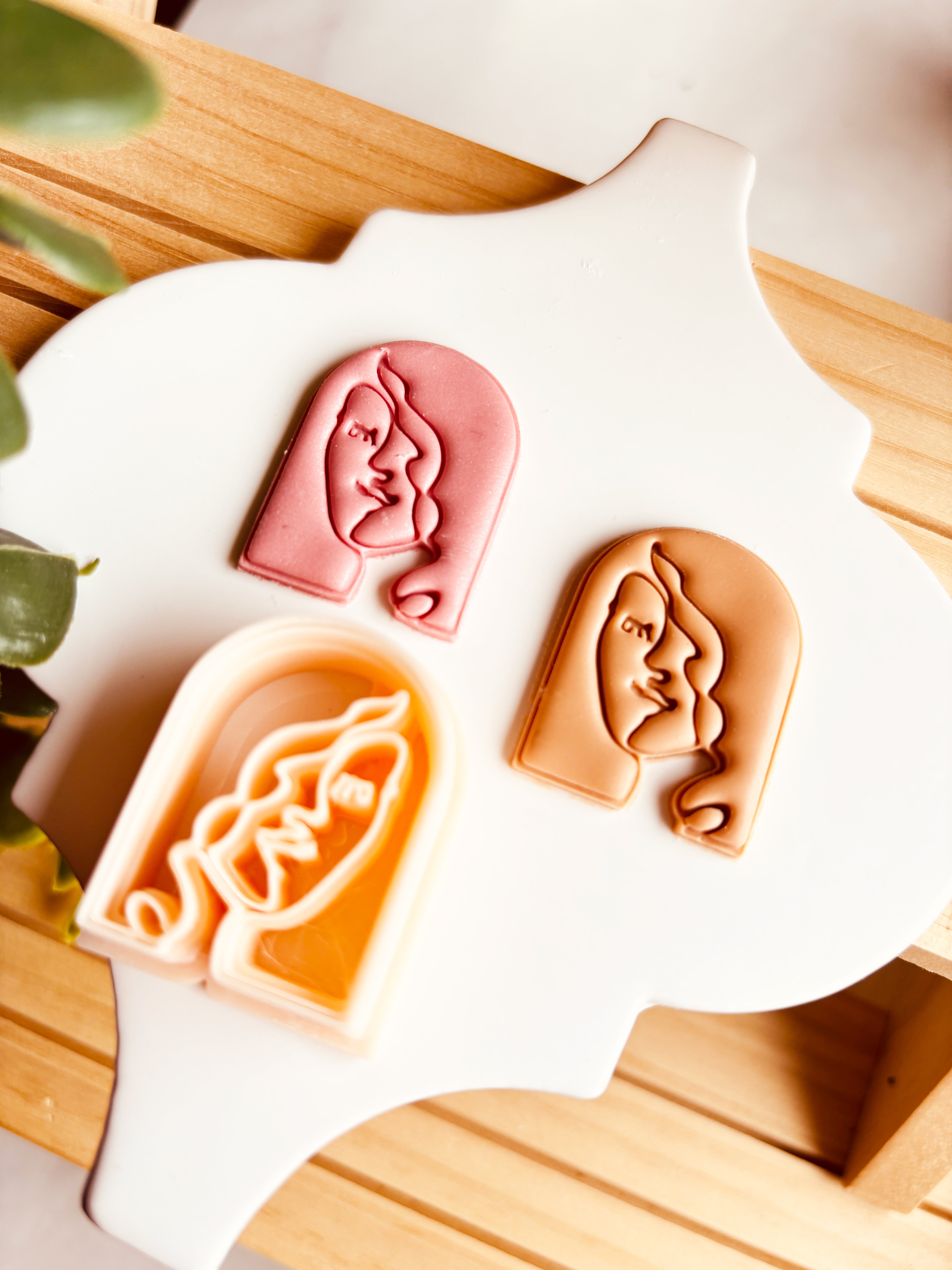 Wykrawacz do gliny - Twarz w stylu Boho