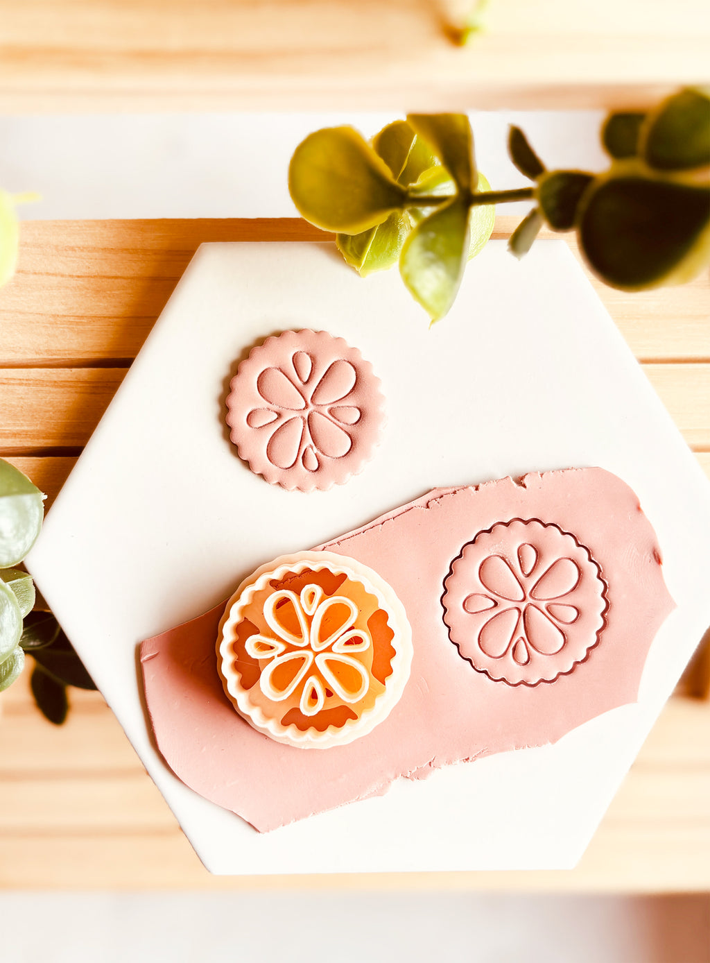 Clay Cutter – Koło boho z organicznym wzorem