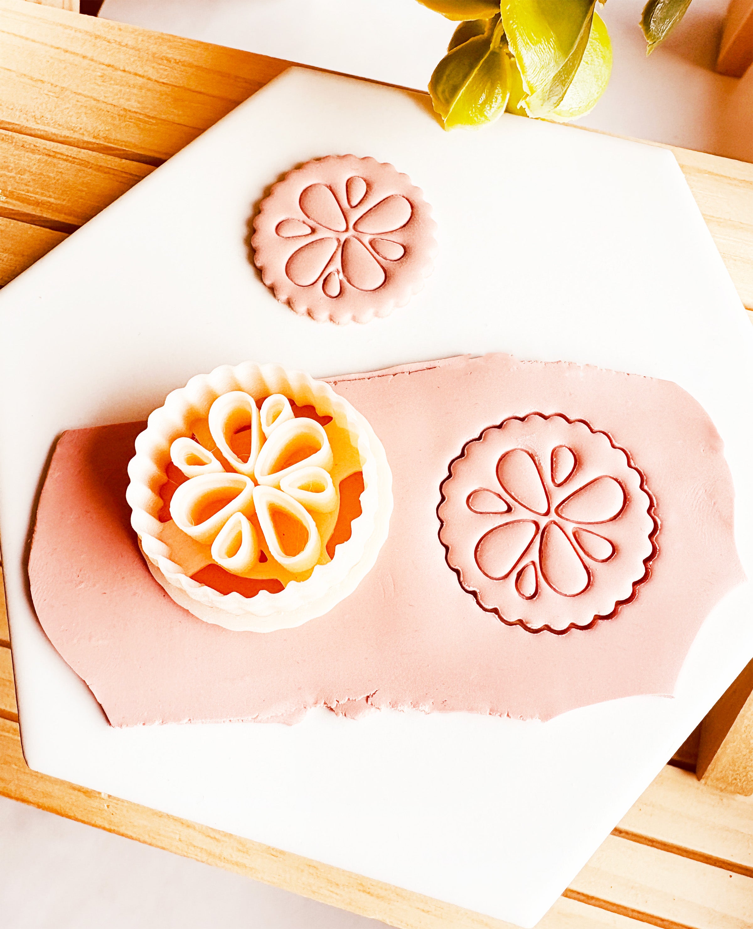 Clay Cutter – Koło boho z organicznym wzorem