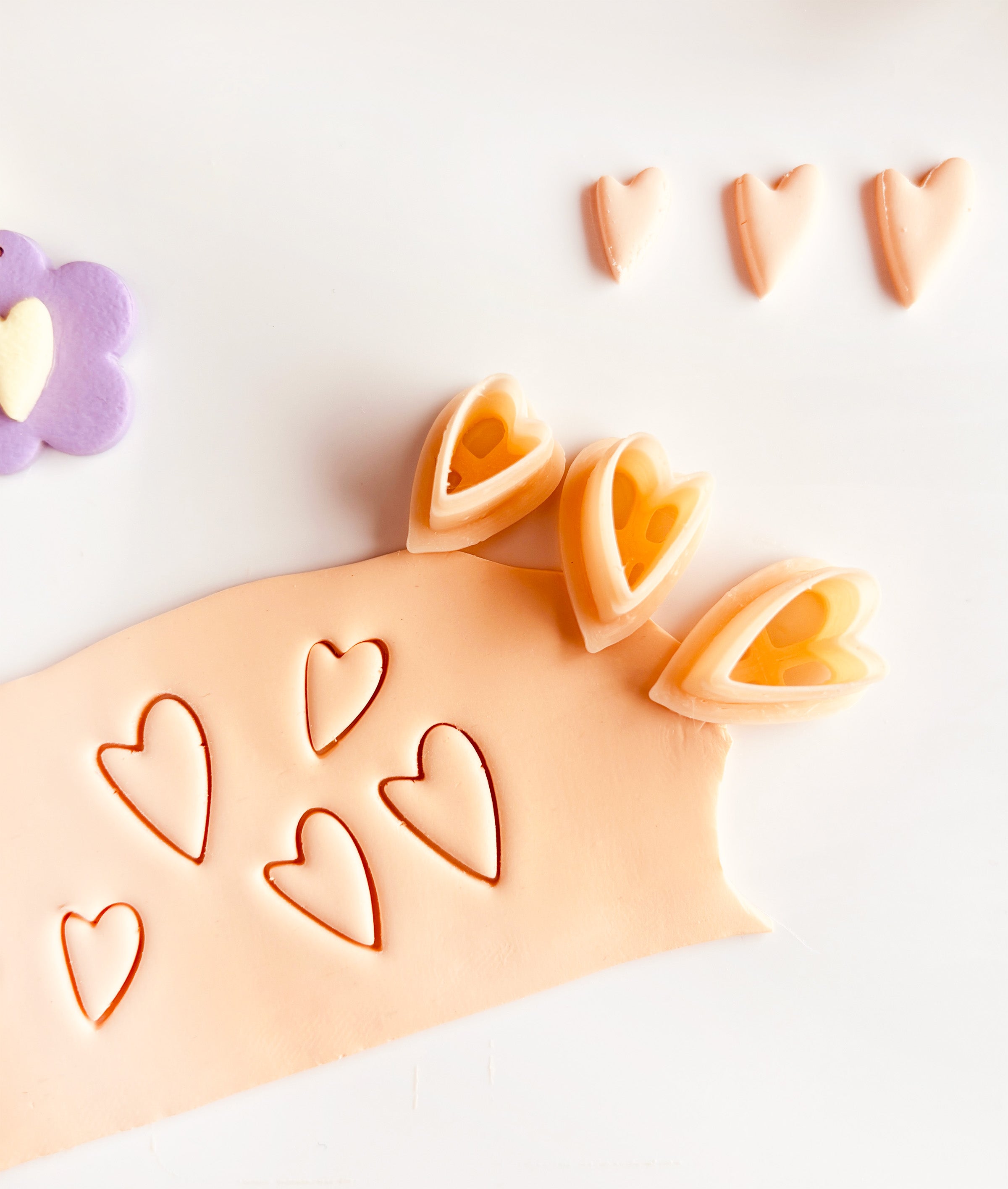 Clay Cutter Wykrawacz Serce w 3 rozmiarach