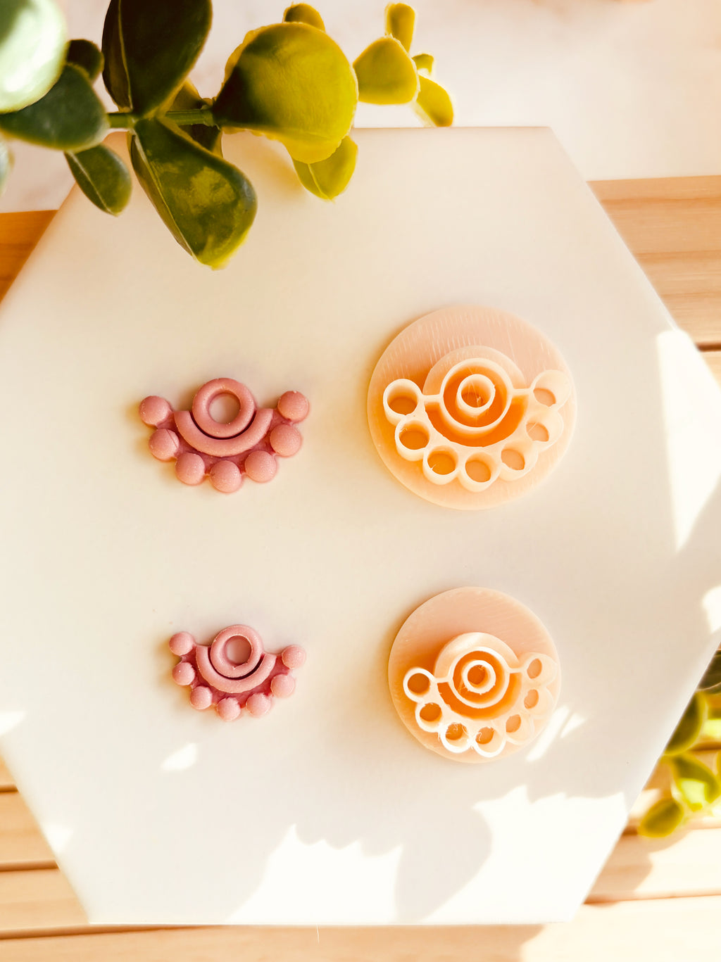 6x Clay Cutters Wykrawacz do gliny polimerowej Zestaw 6x Boho