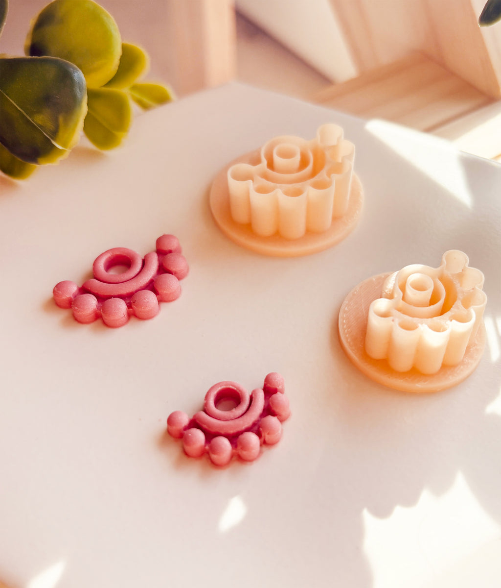 Clay Cutter Wykrawacz do gliny polimerowej Boho Półkole