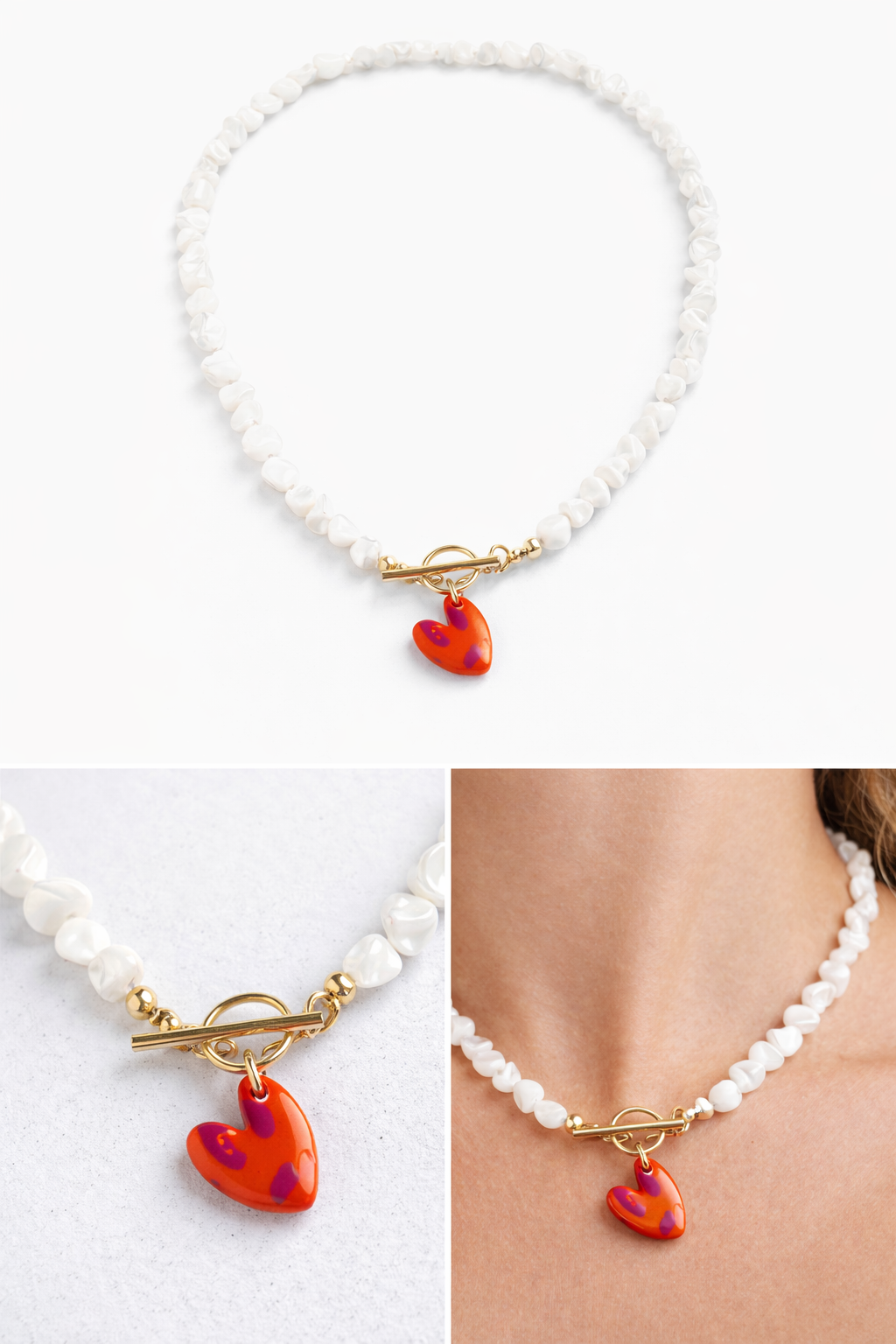 Orange Bloom Necklace