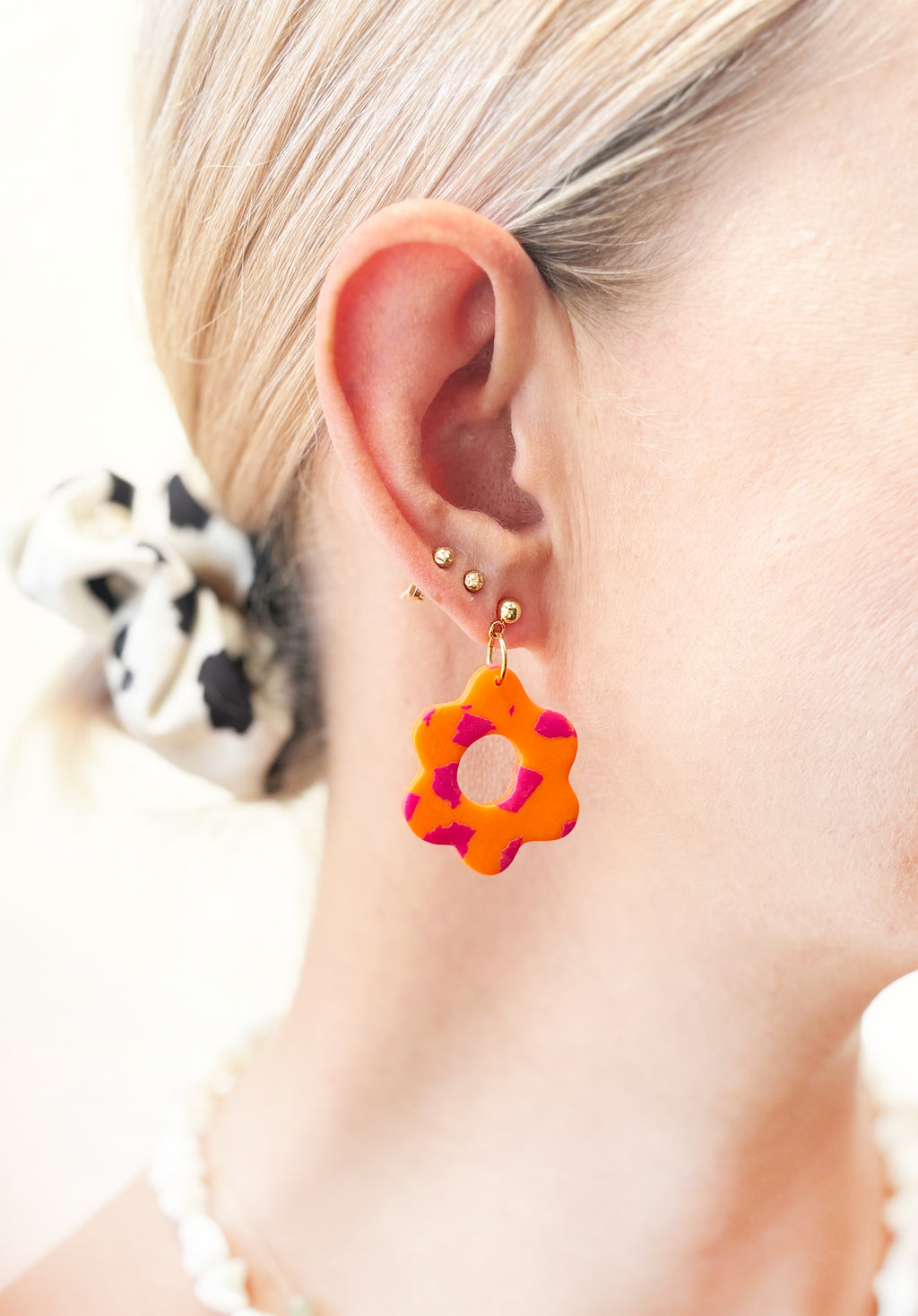 Kolczyki Flower Pop – Orange Bloom