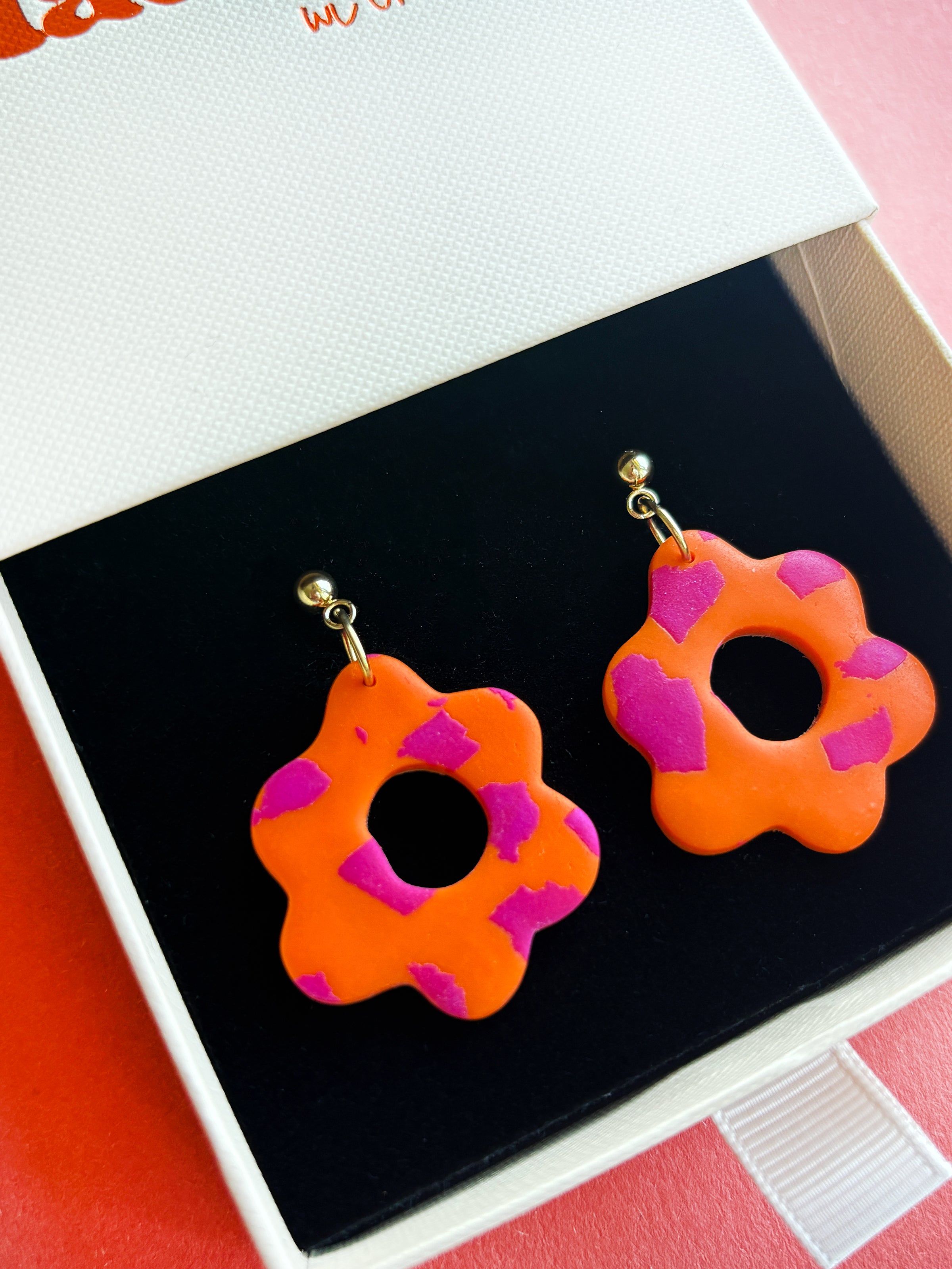 Kolczyki Flower Pop – Orange Bloom