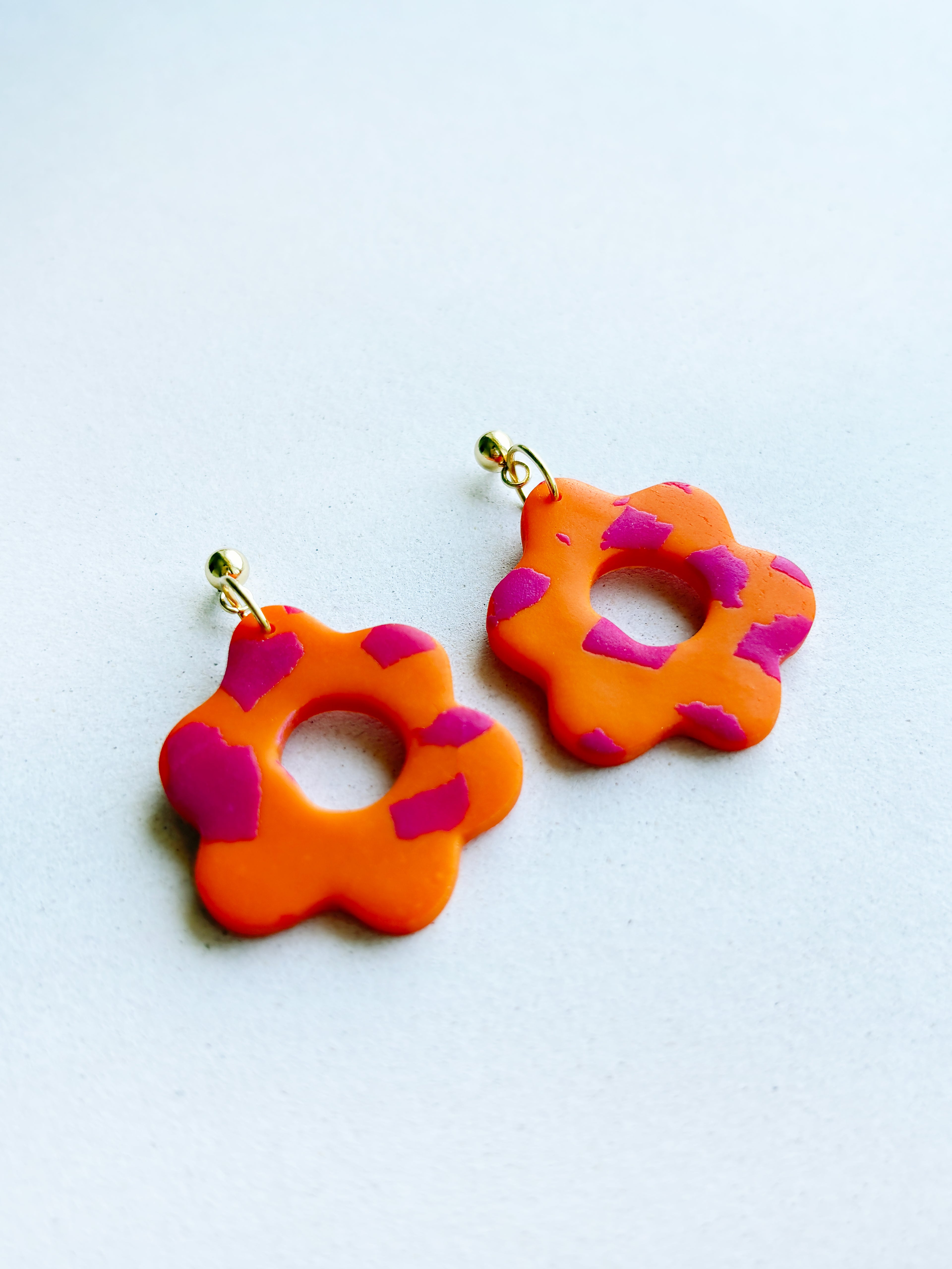 Kolczyki Flower Pop – Orange Bloom