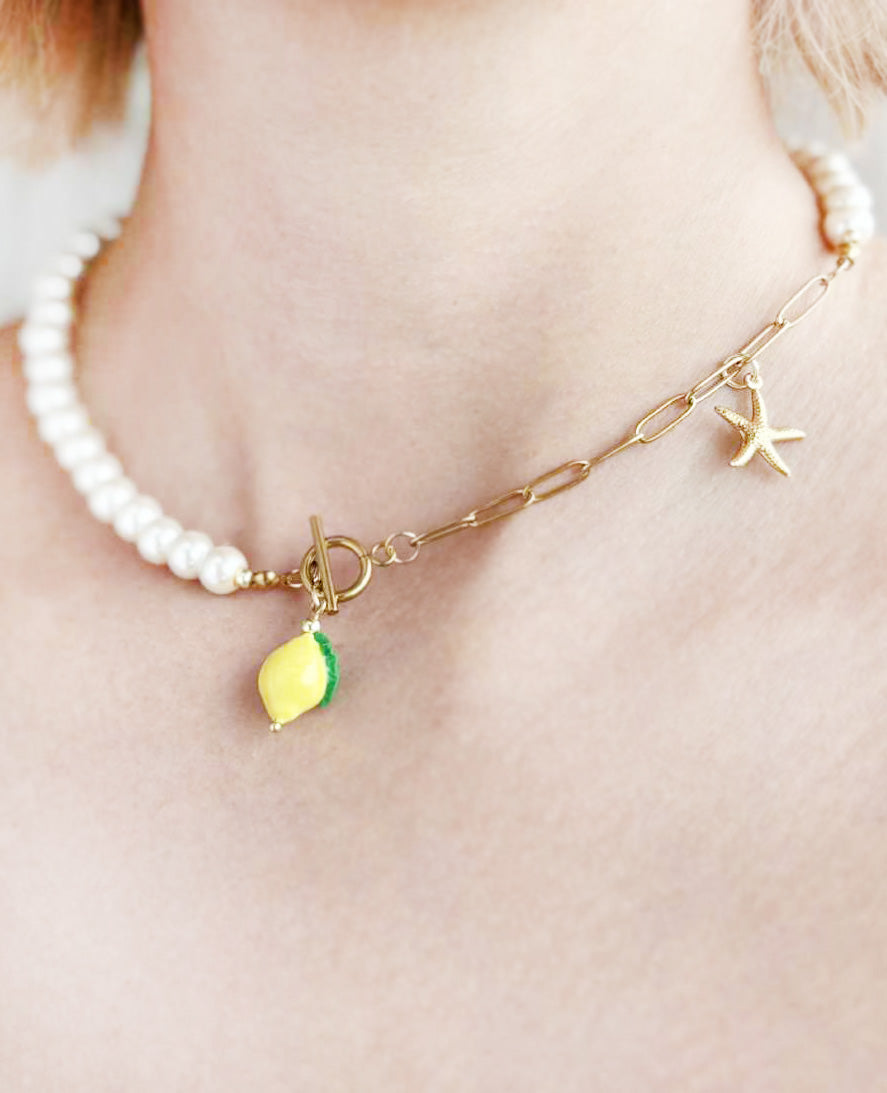 Naszyjnik Lemon Pearl