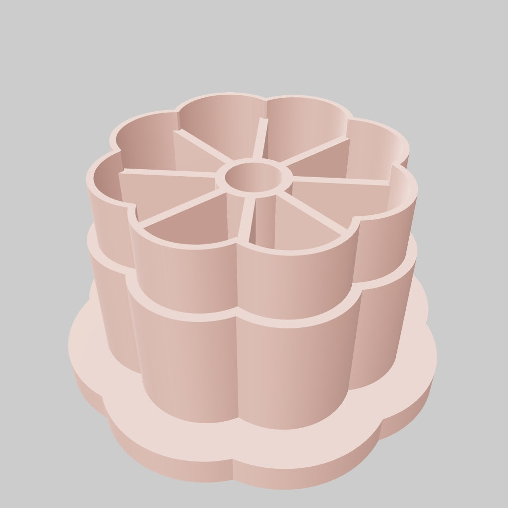 2x DARMOWY PLIK STL Clay Cutter Kwiat 3D