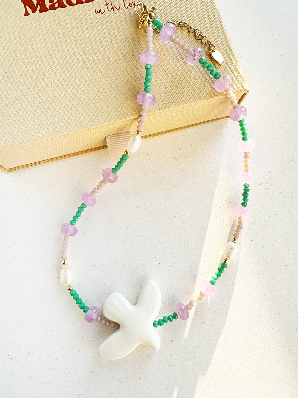 Naszyjnik Bird of Color Violet