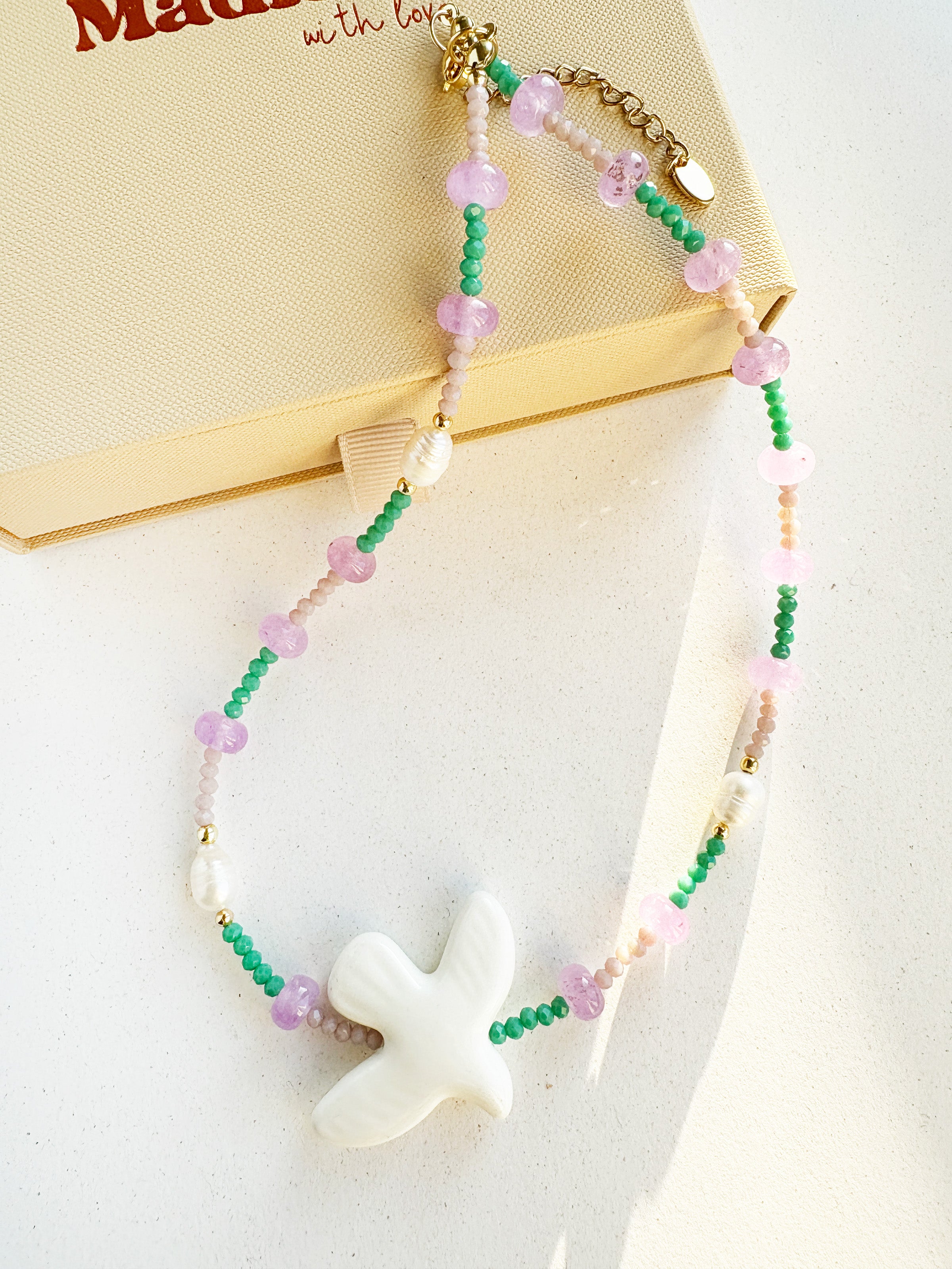 Naszyjnik Bird of Color Violet